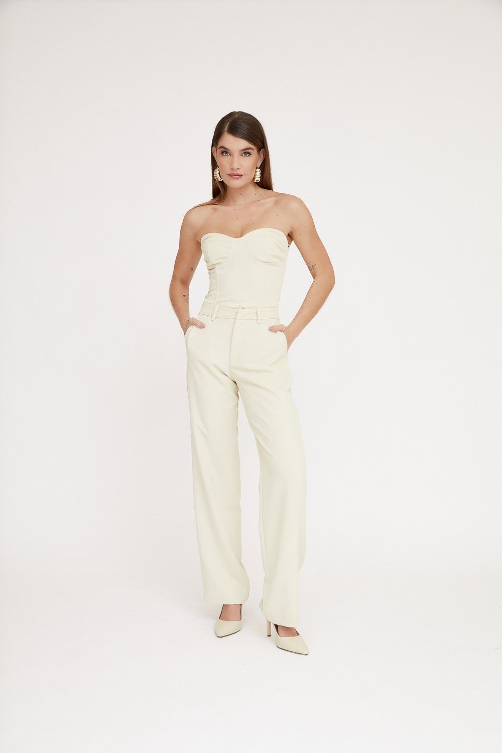 Calça Wide Leg Lenne