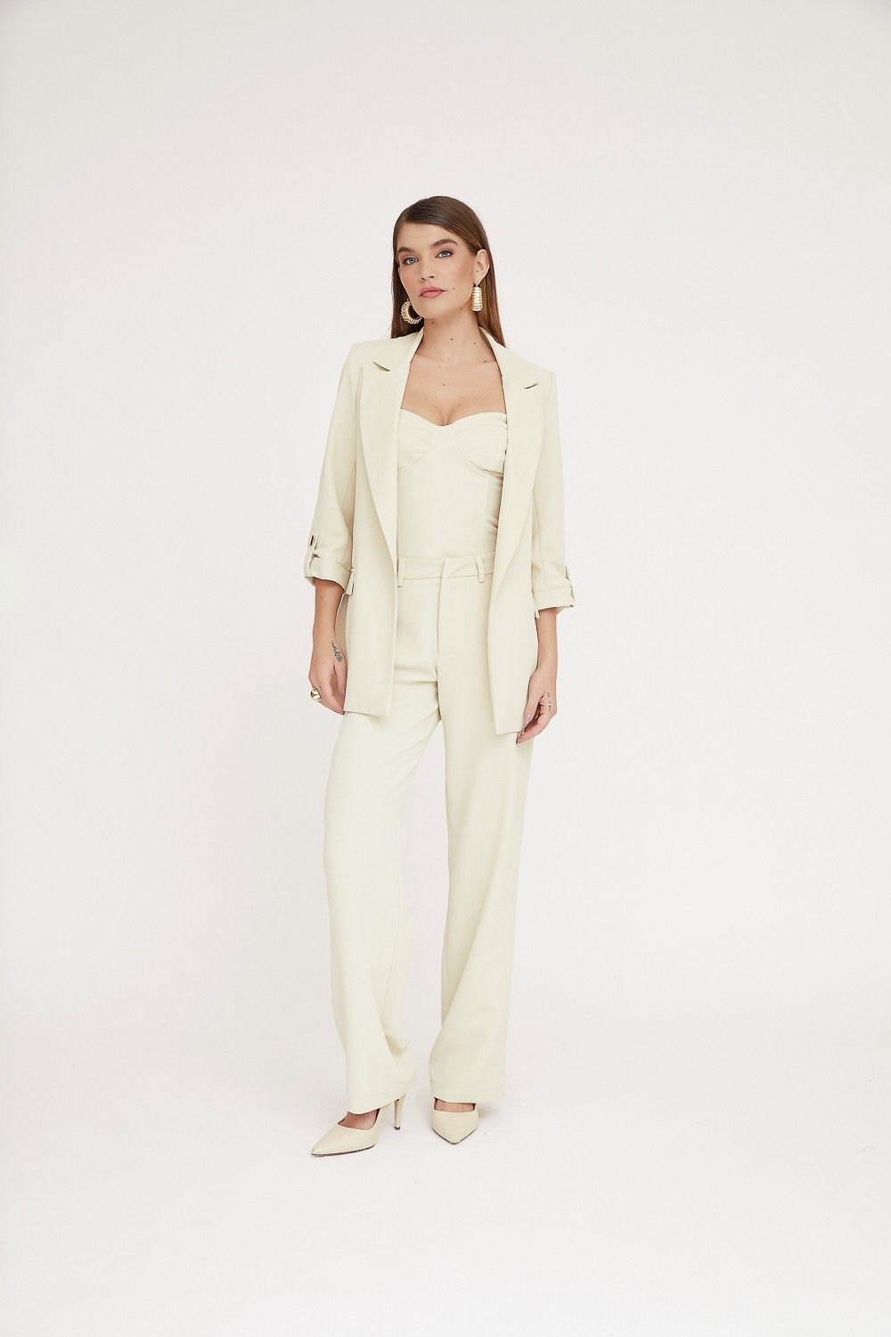 Calça Wide Leg Lenne
