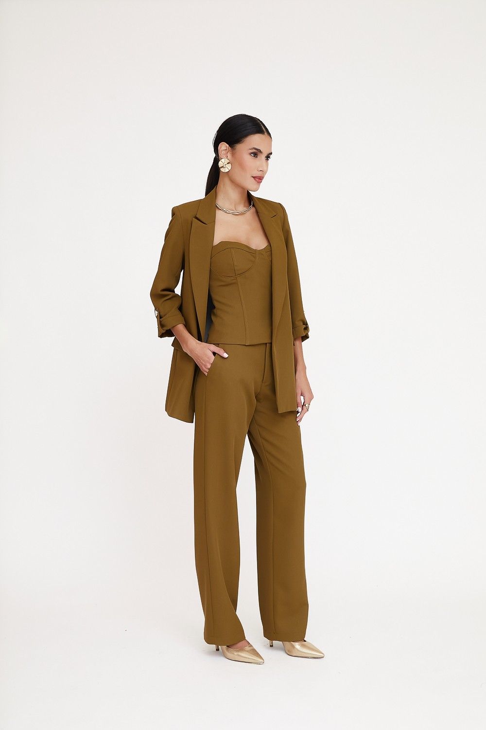Calça Wide Leg Lenne