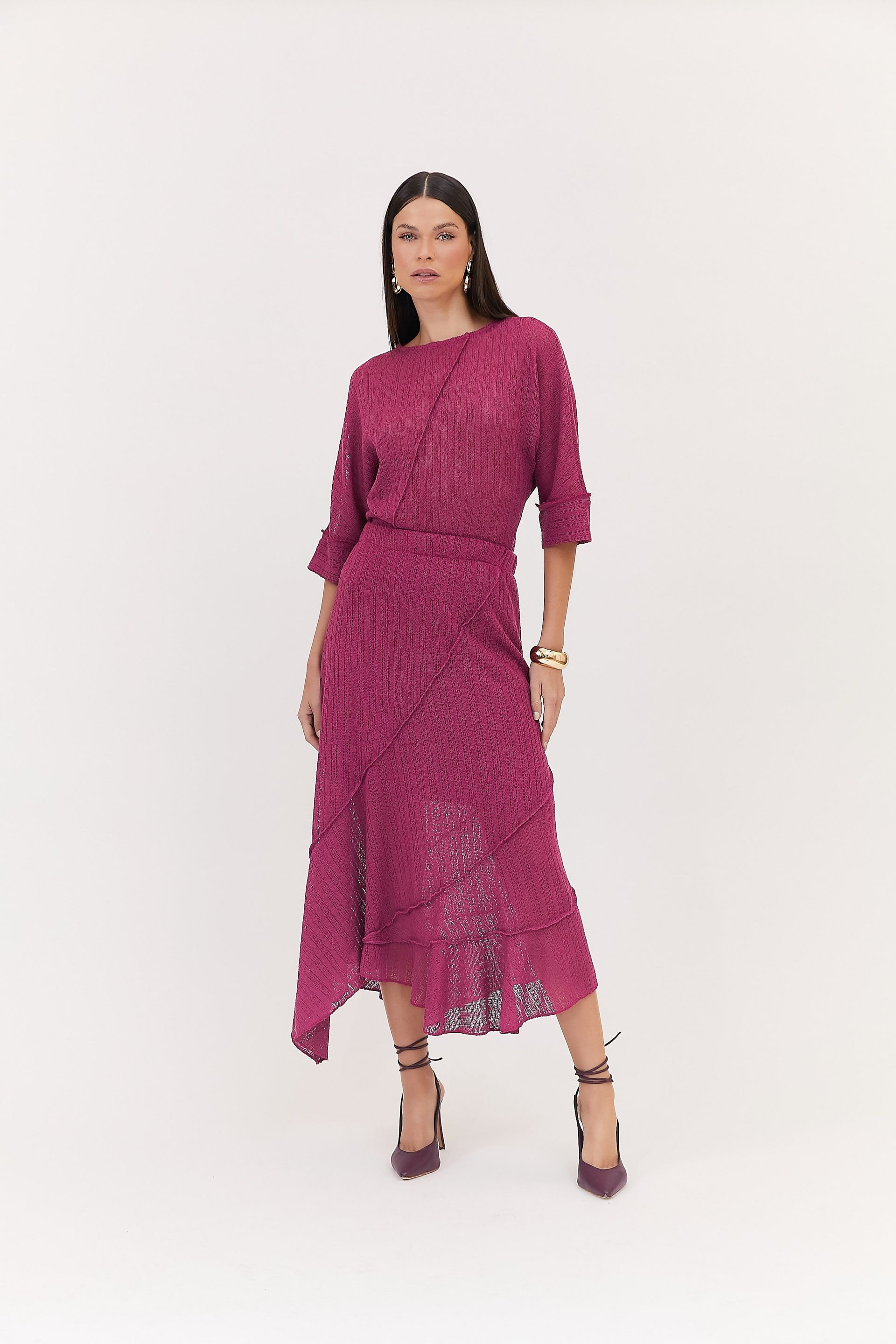 Saia Midi Tricot Hellen