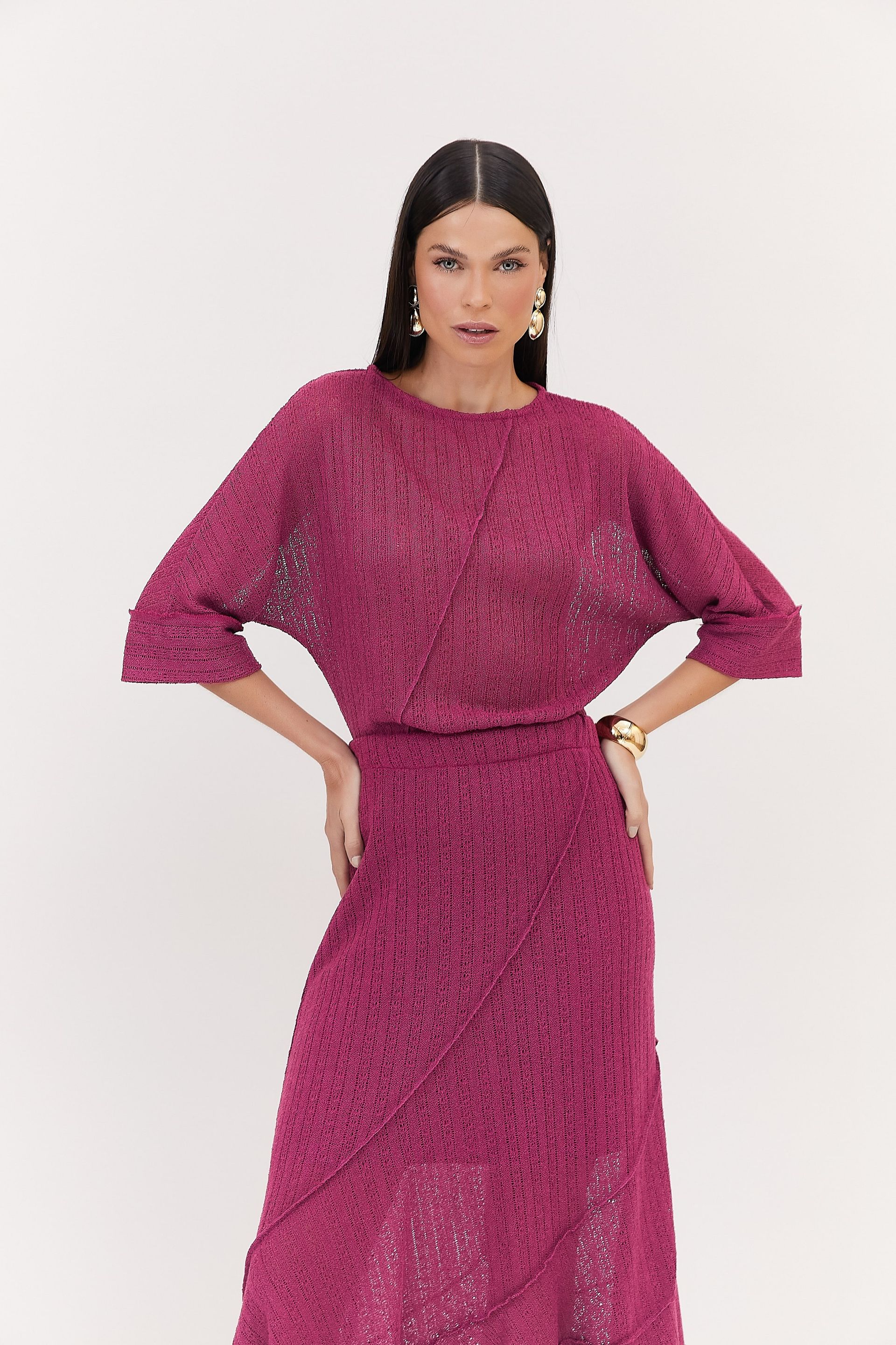 Saia Midi Tricot Hellen