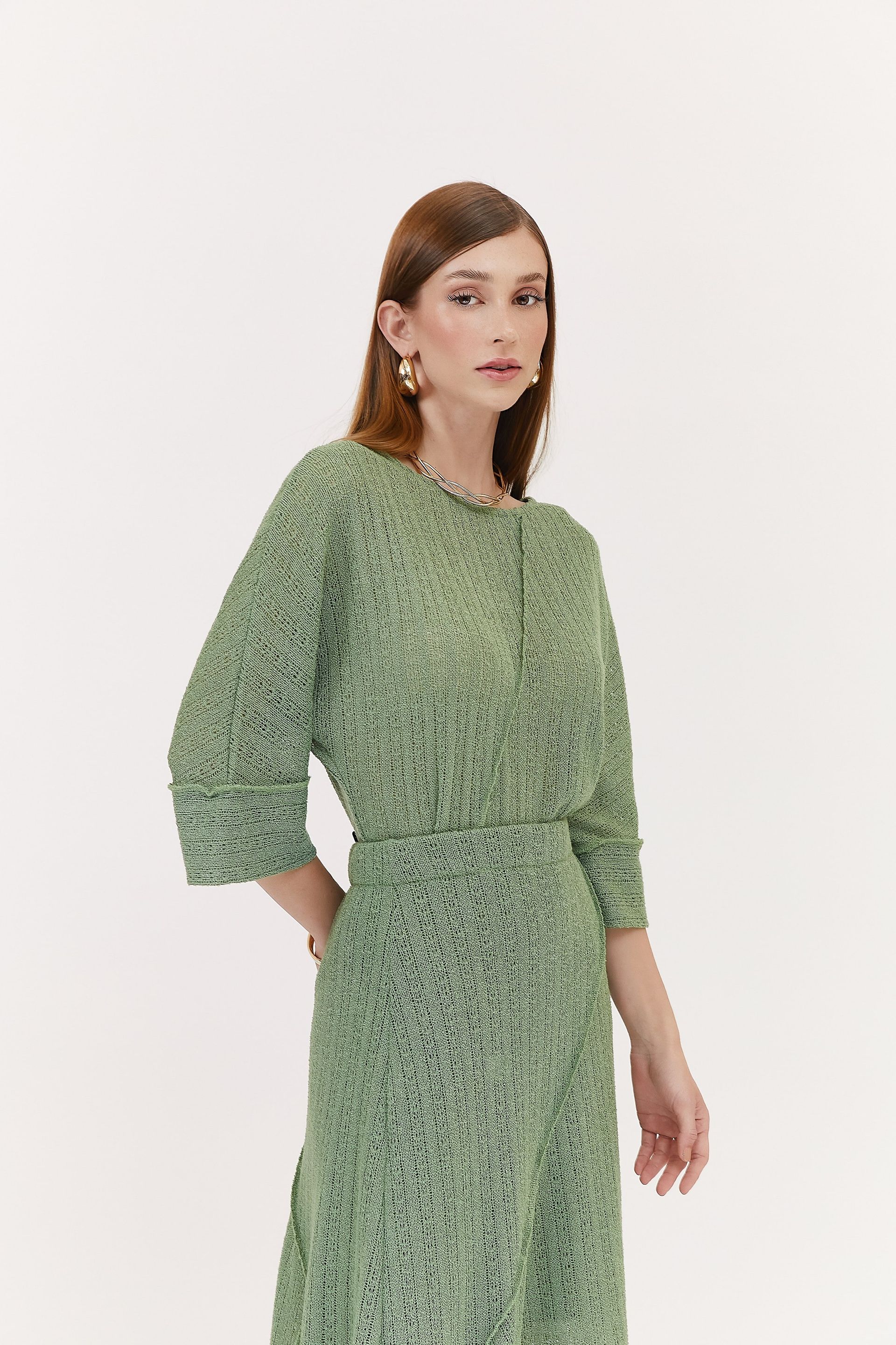 Saia Midi Tricot Hellen