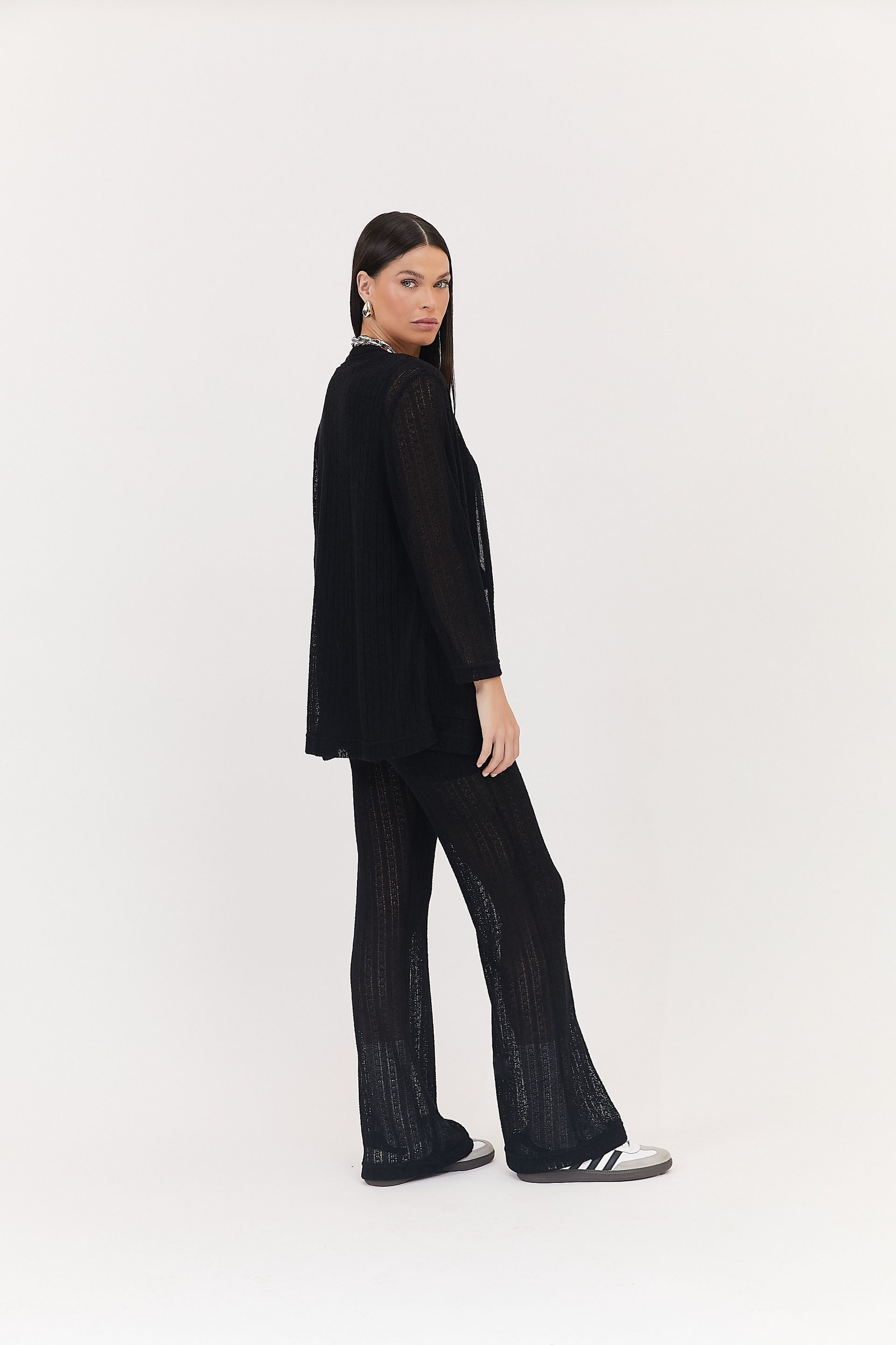 Calça Reta Tricot Hellen
