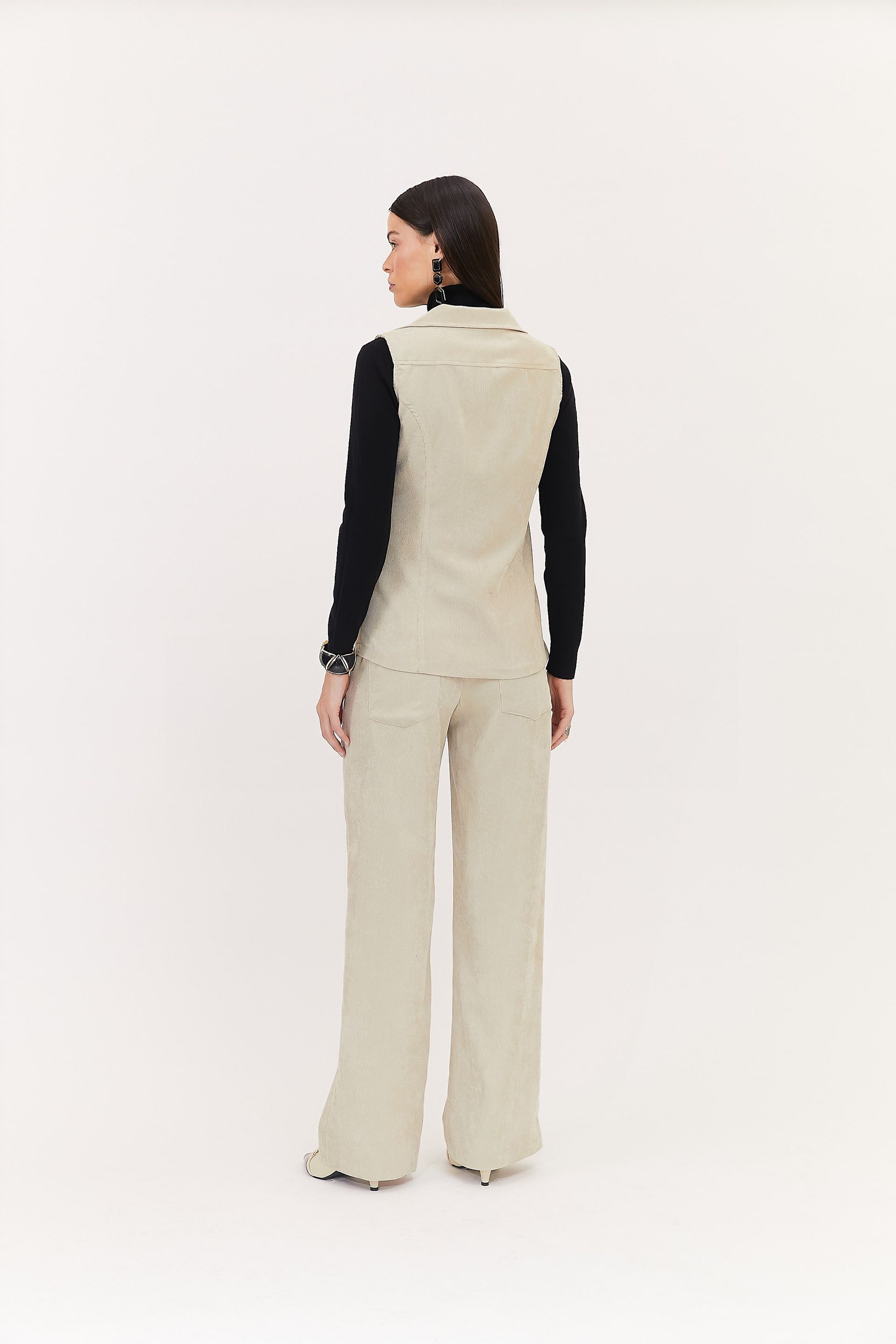 Blusa Tricot Gola Alta Dóris