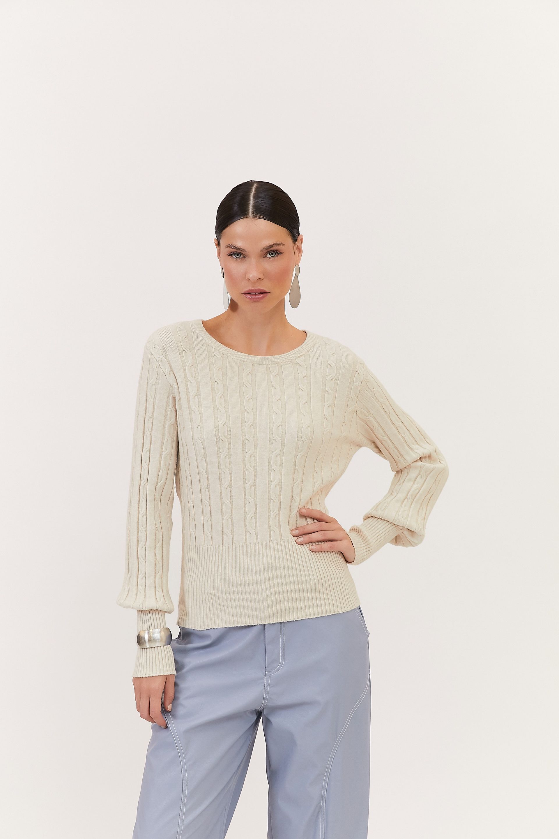 Blusa Tricot Lã Lady