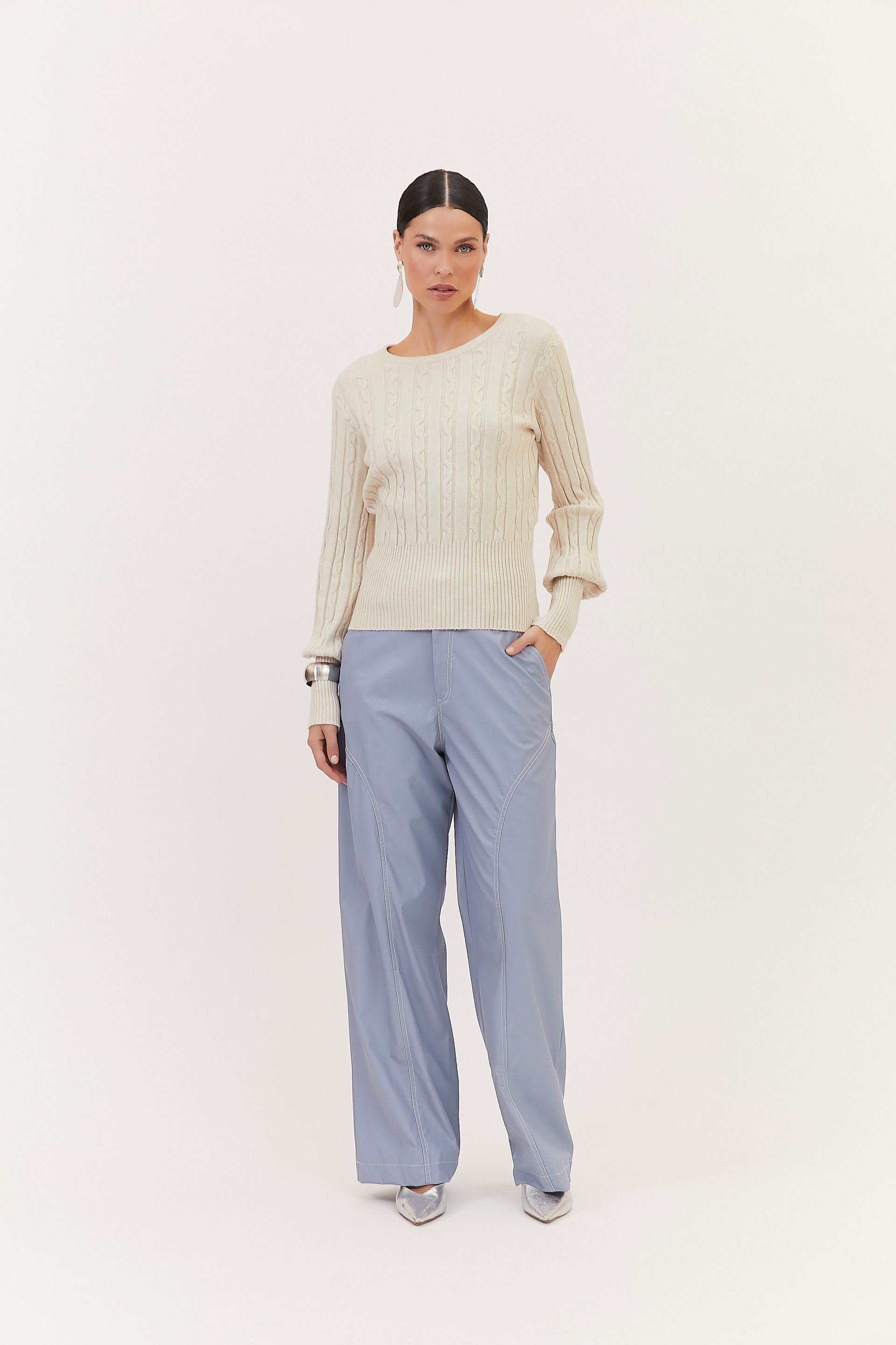 Blusa Tricot Lã Lady