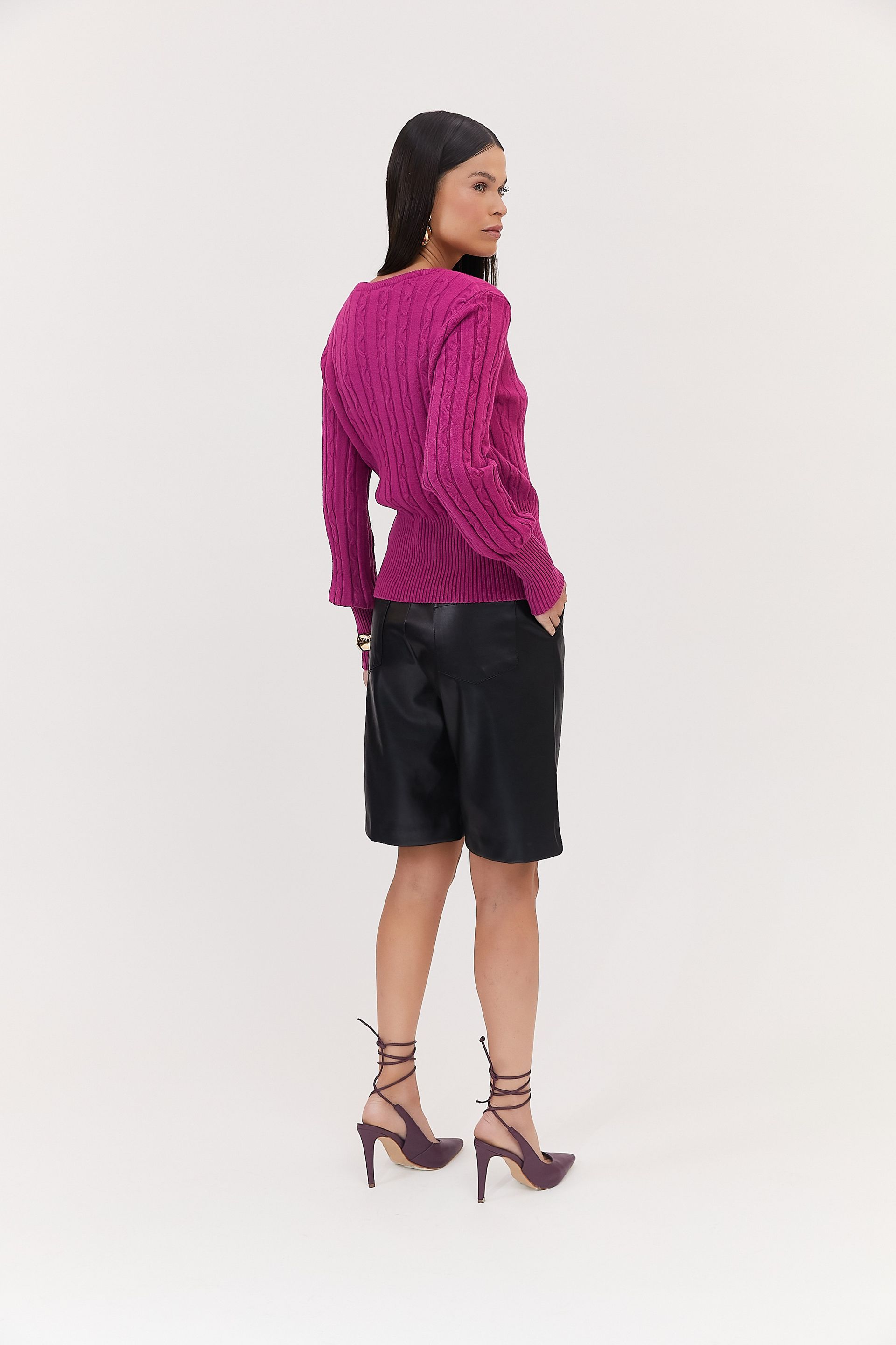 Blusa Tricot Lã Lady