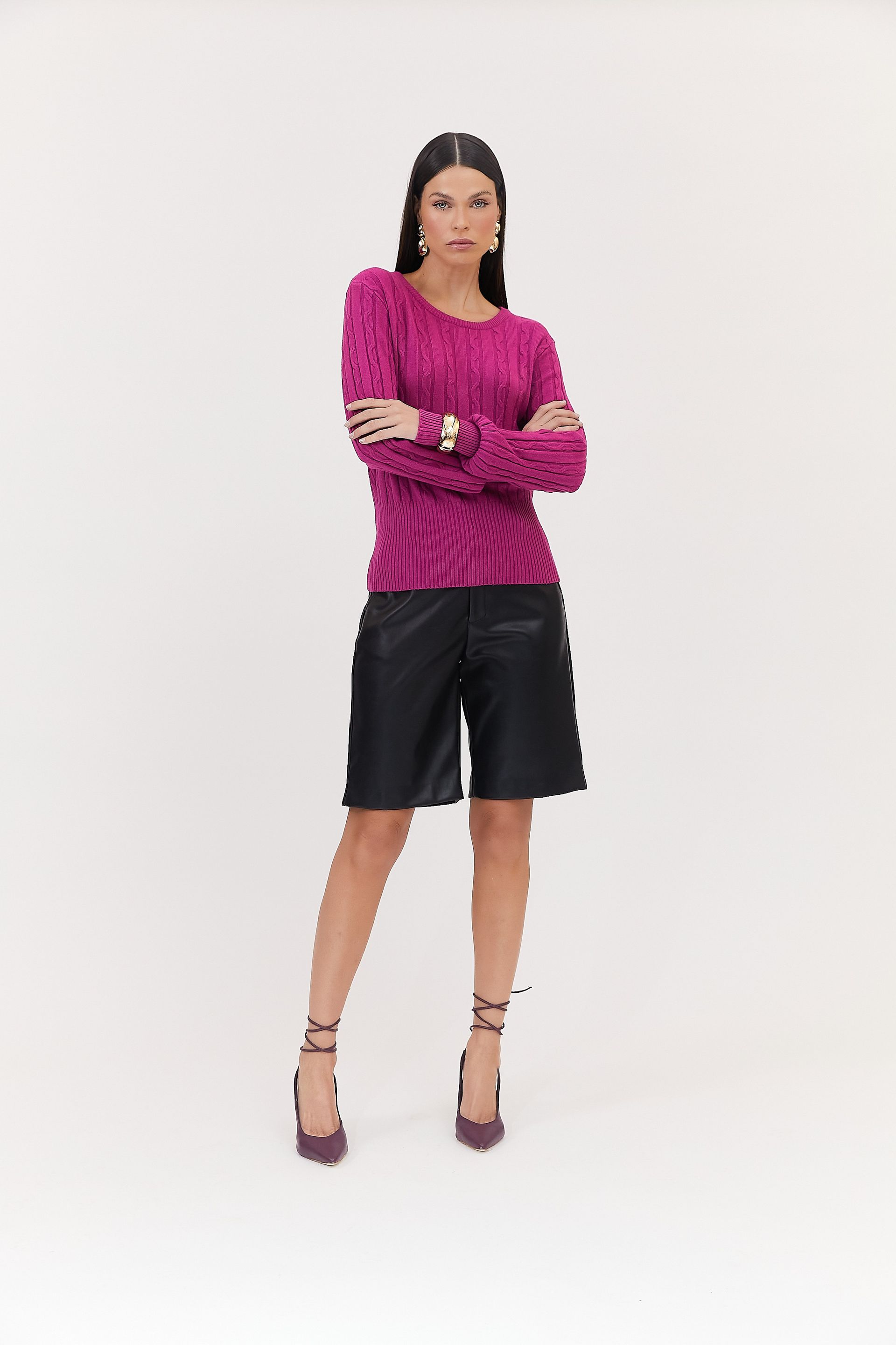 Blusa Tricot Lã Lady