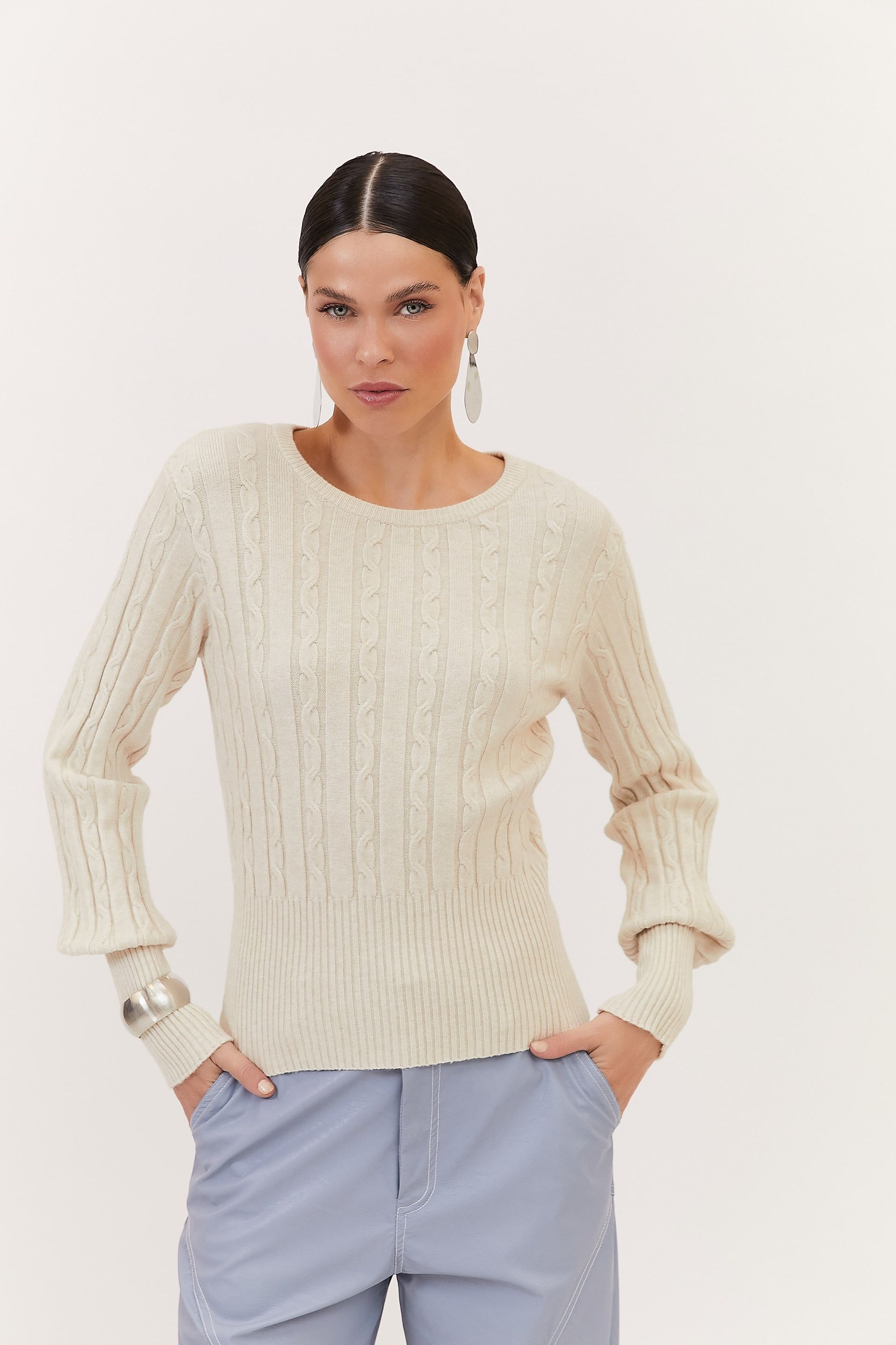 Blusa Tricot Lã Lady