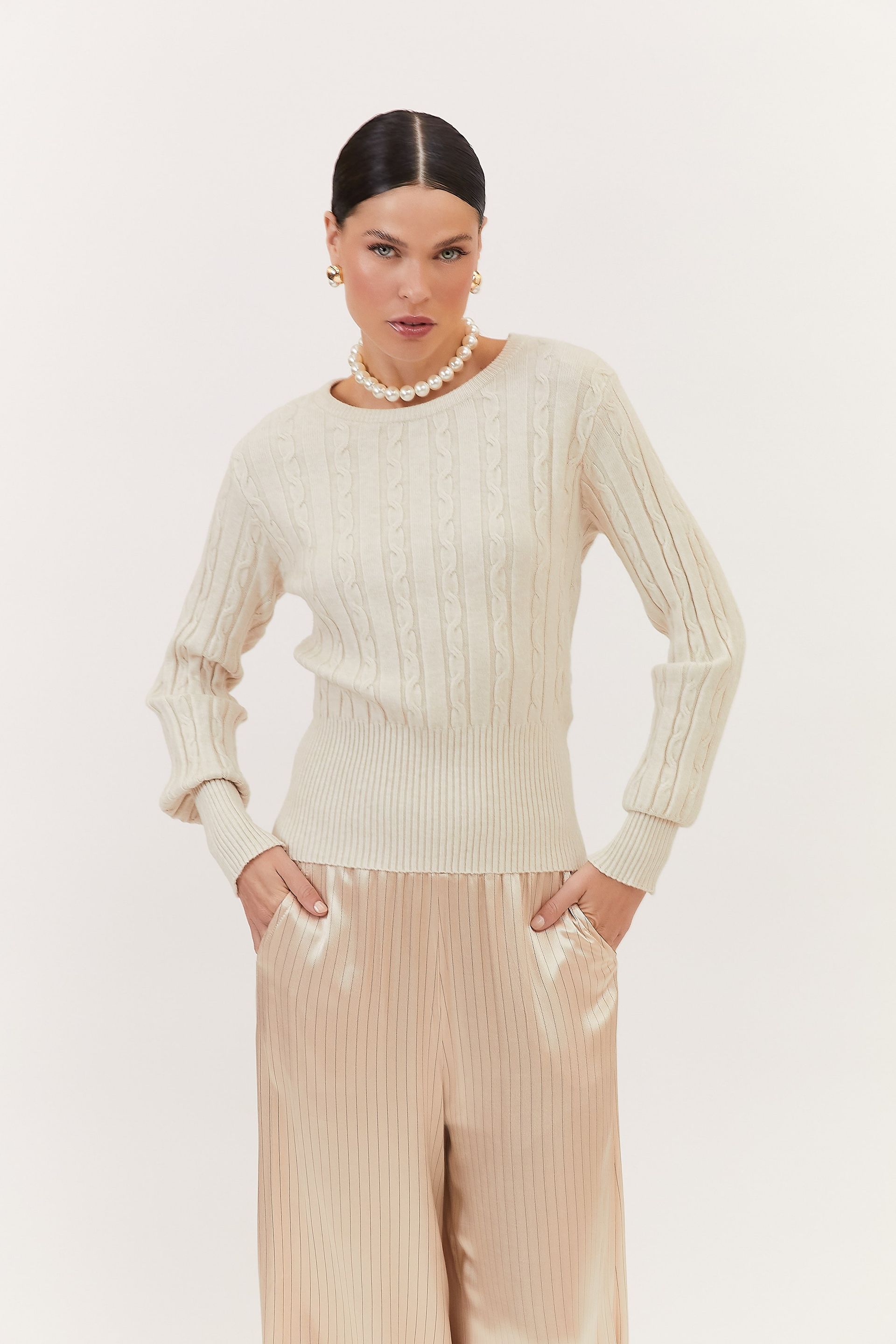 Blusa Tricot Lã Lady