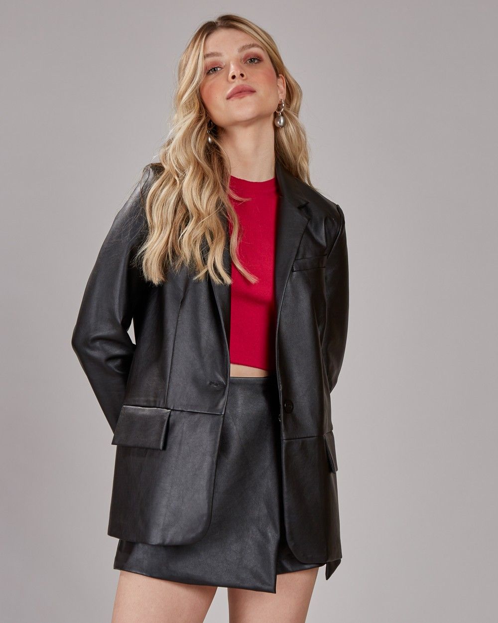 Blazer  Like Leather Khaite