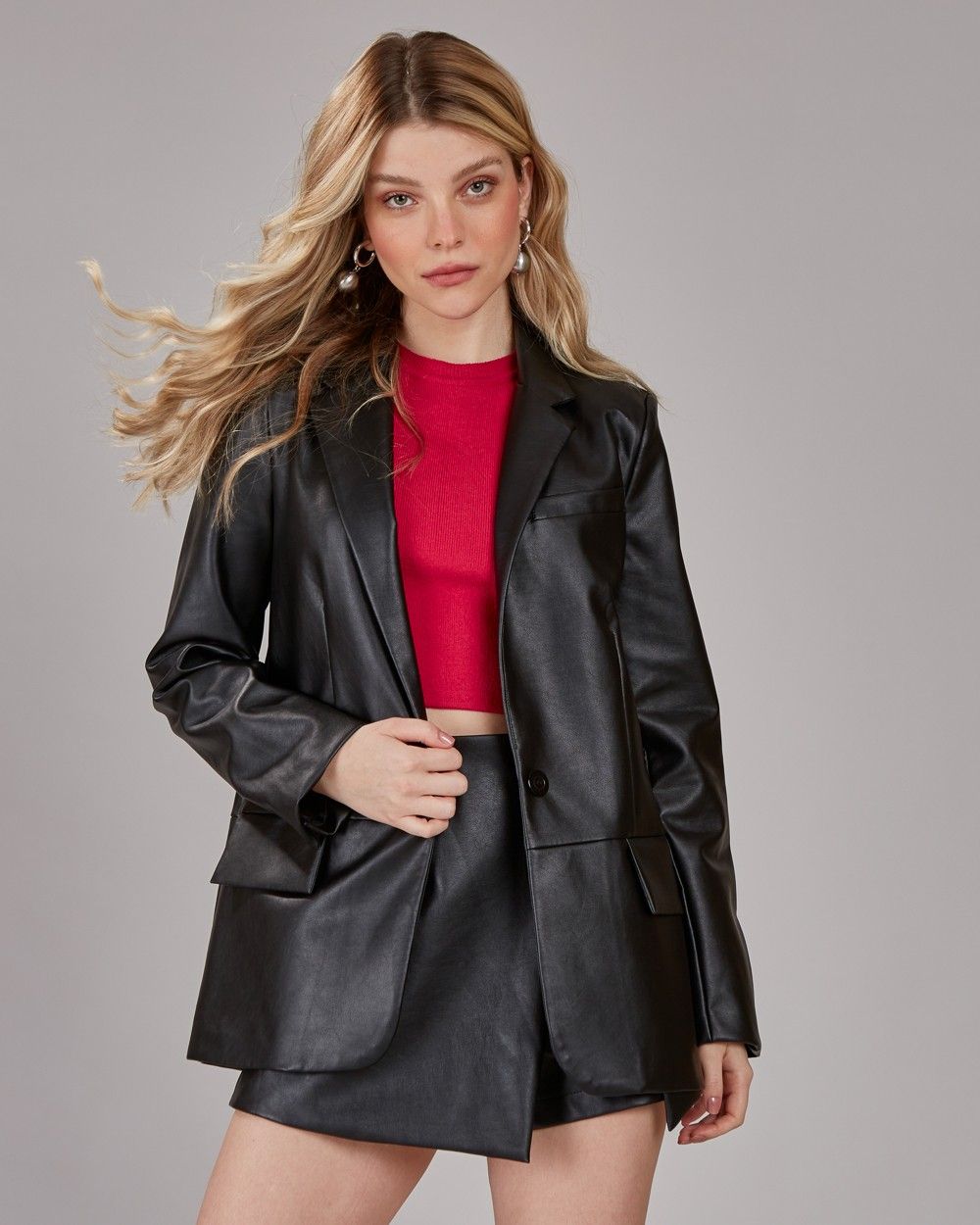 Blazer  Like Leather Khaite