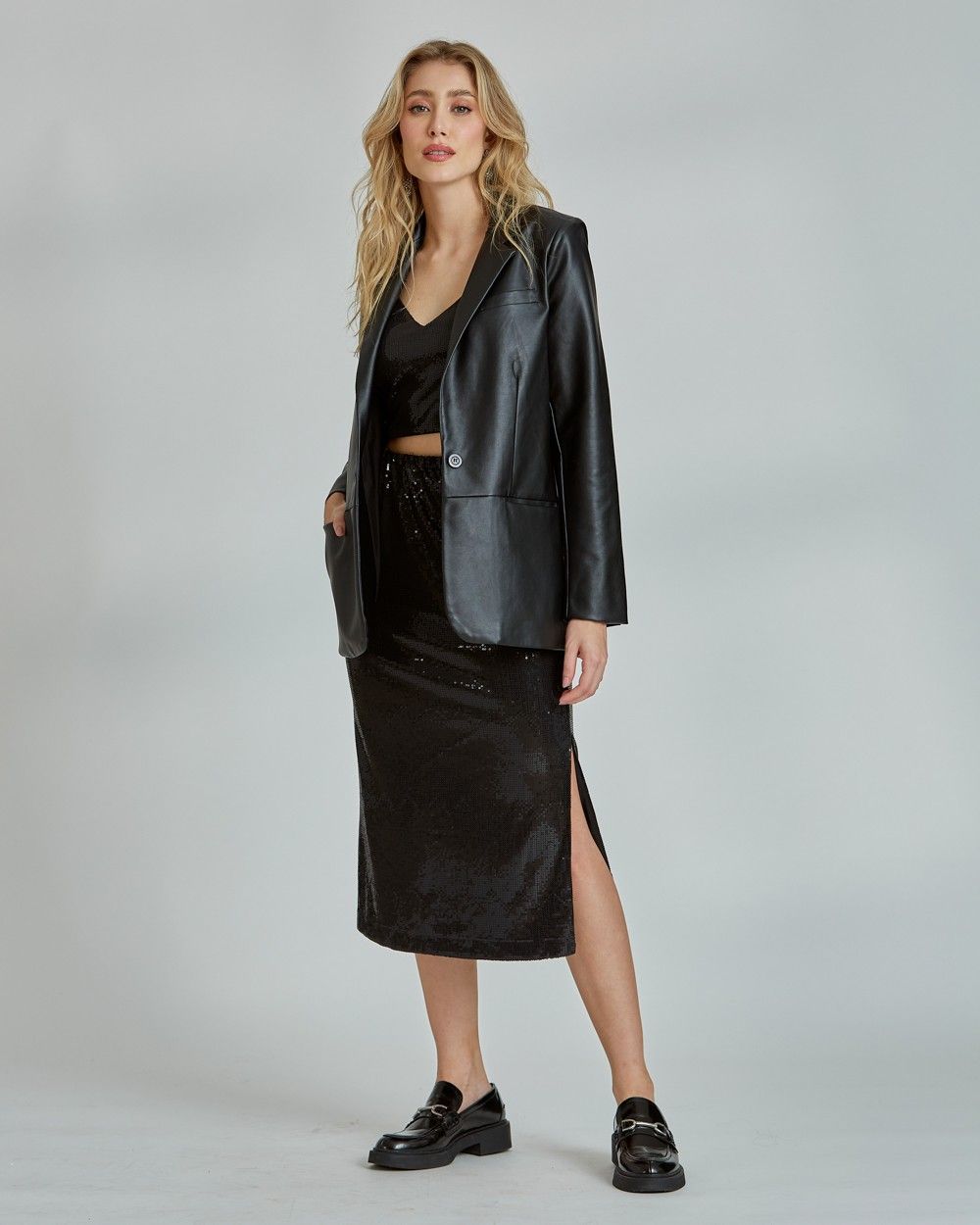Blazer  Like Leather Khaite