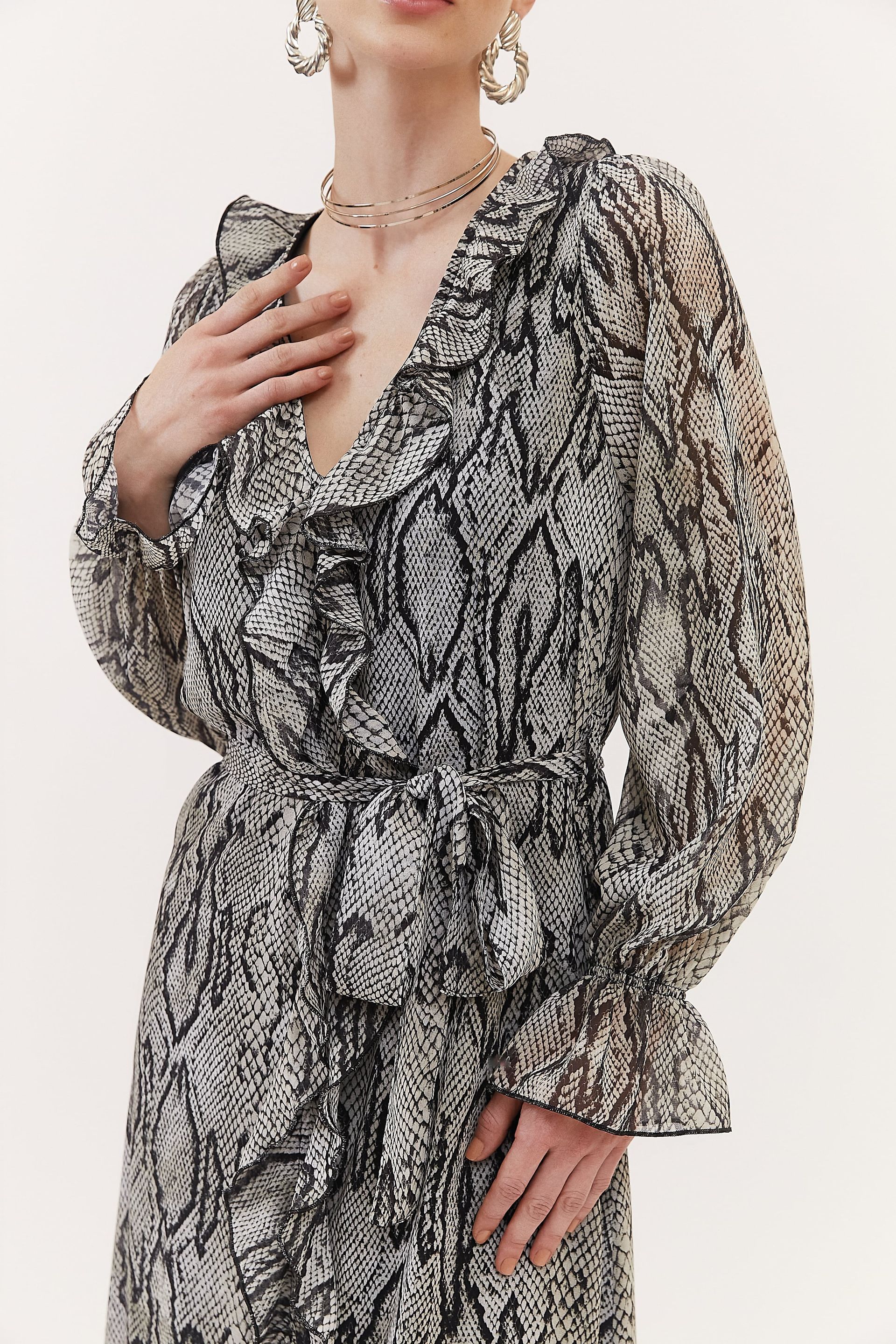 Vestido babado Suzy