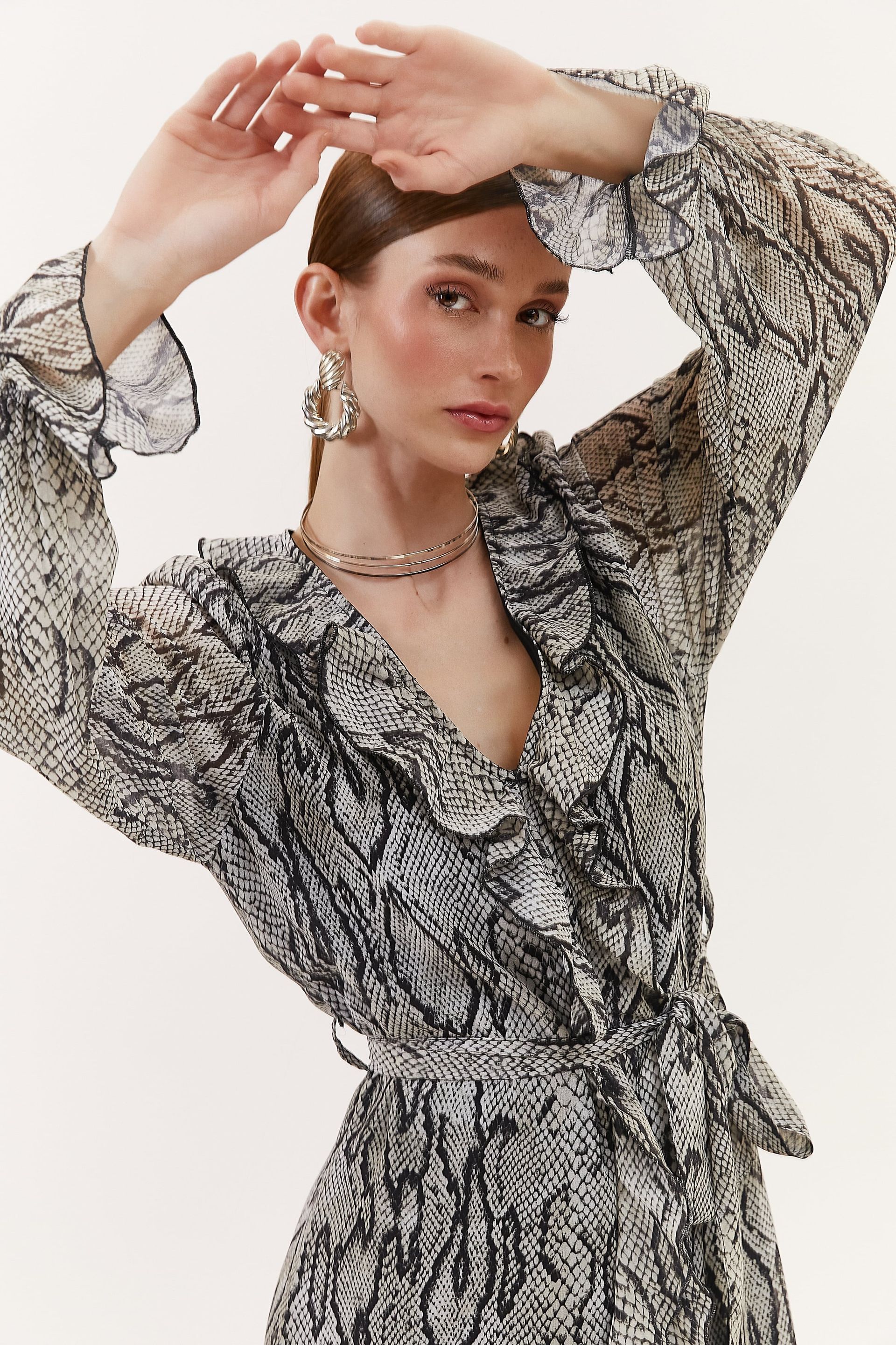 Vestido babado Suzy