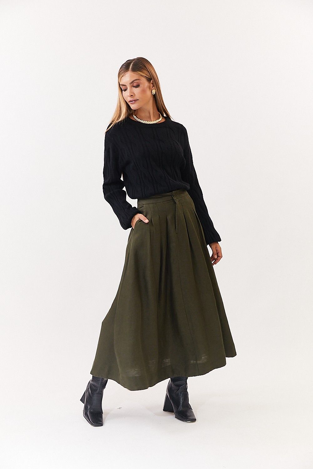 Blusa Tricô Trança Mila