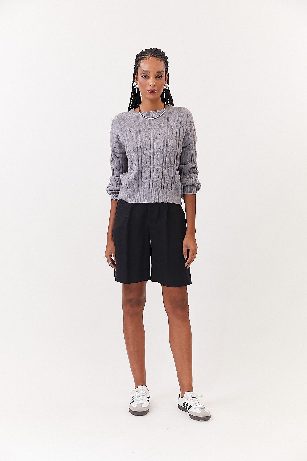 Blusa Tricô Trança Mila