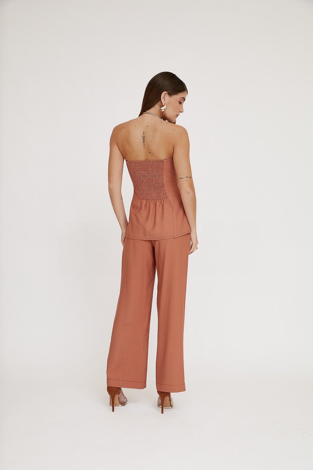 Blusa Alfaiataria Tomara que caia Ulla