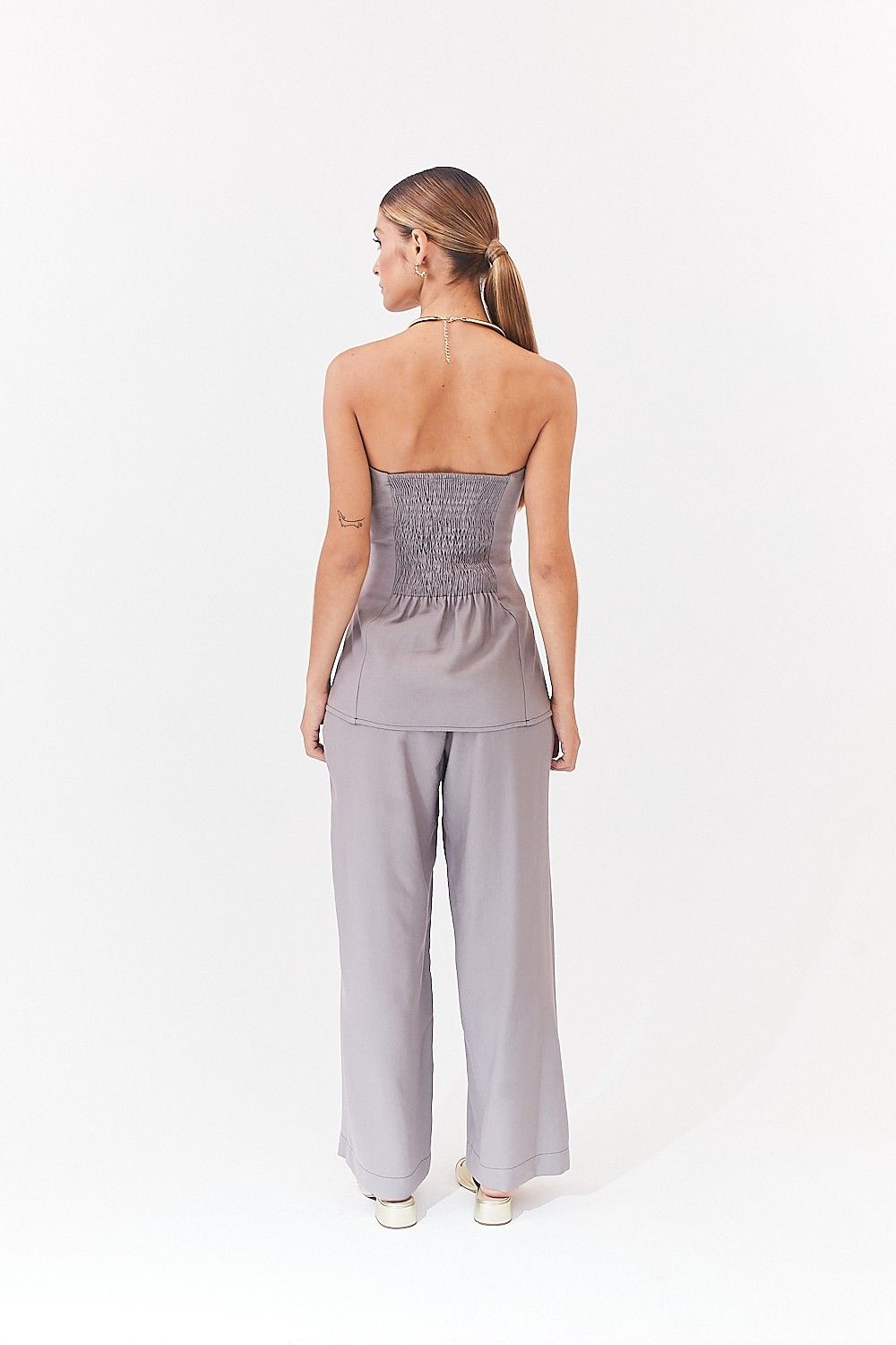 Blusa Alfaiataria Tomara que caia Ulla