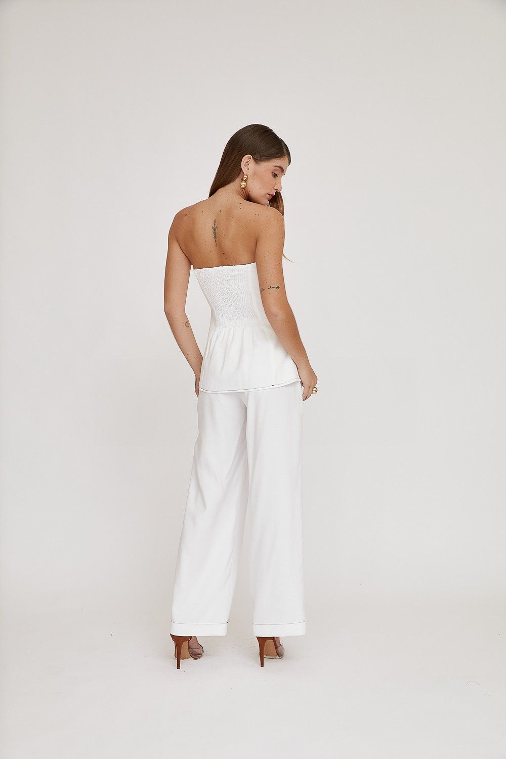 Blusa Alfaiataria Tomara que caia Ulla