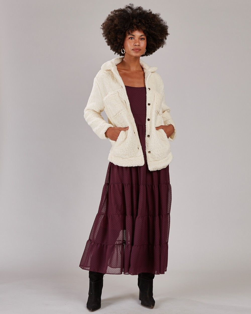 Camisão Overshirt Teddy
