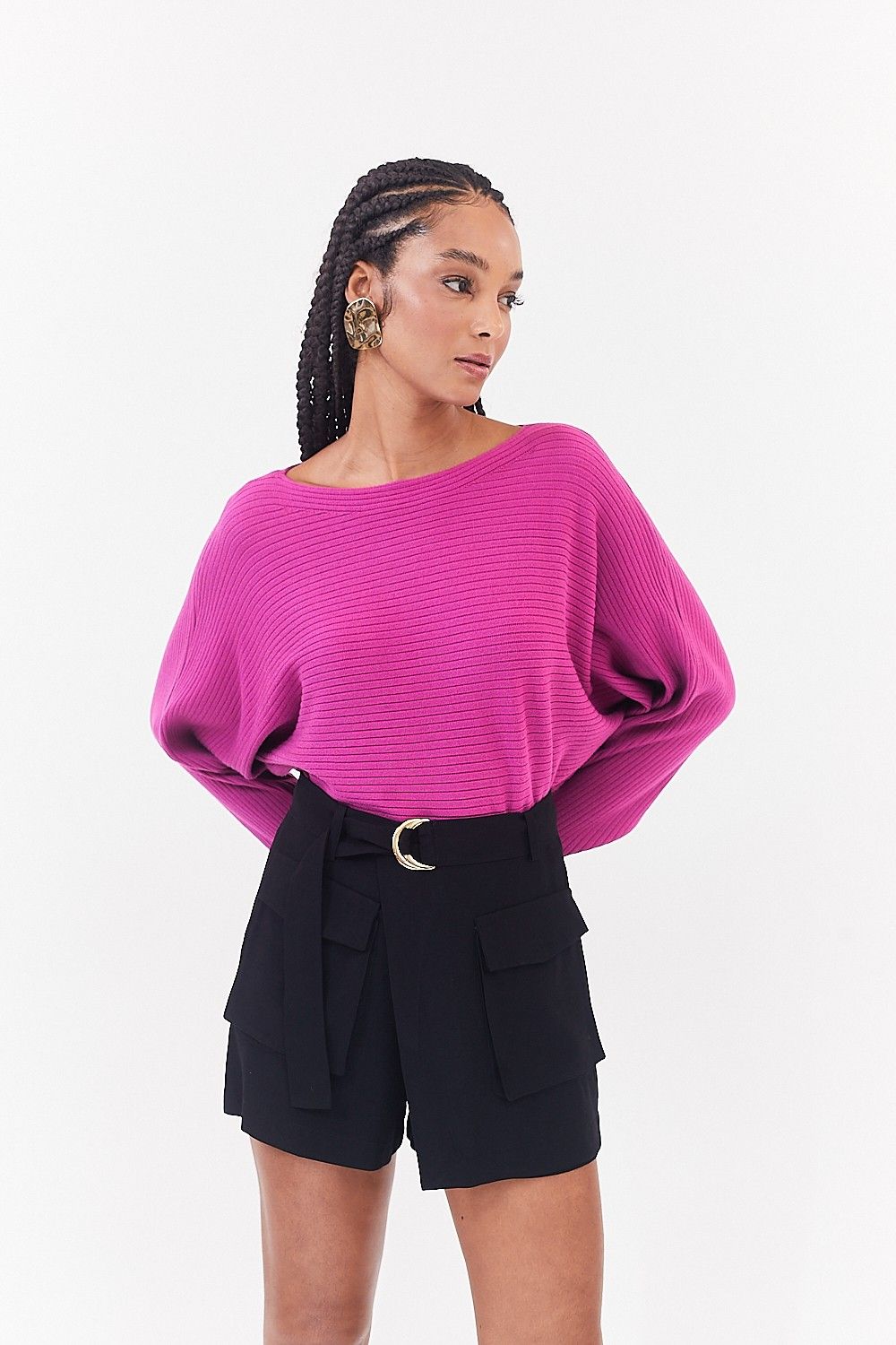 Blusa Manga Morcego Fanny