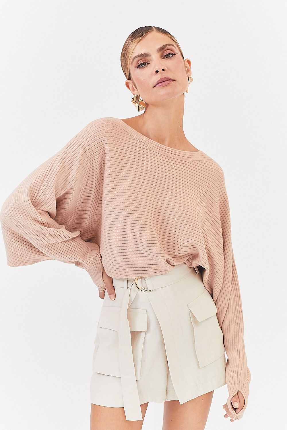 Blusa Manga Morcego Fanny