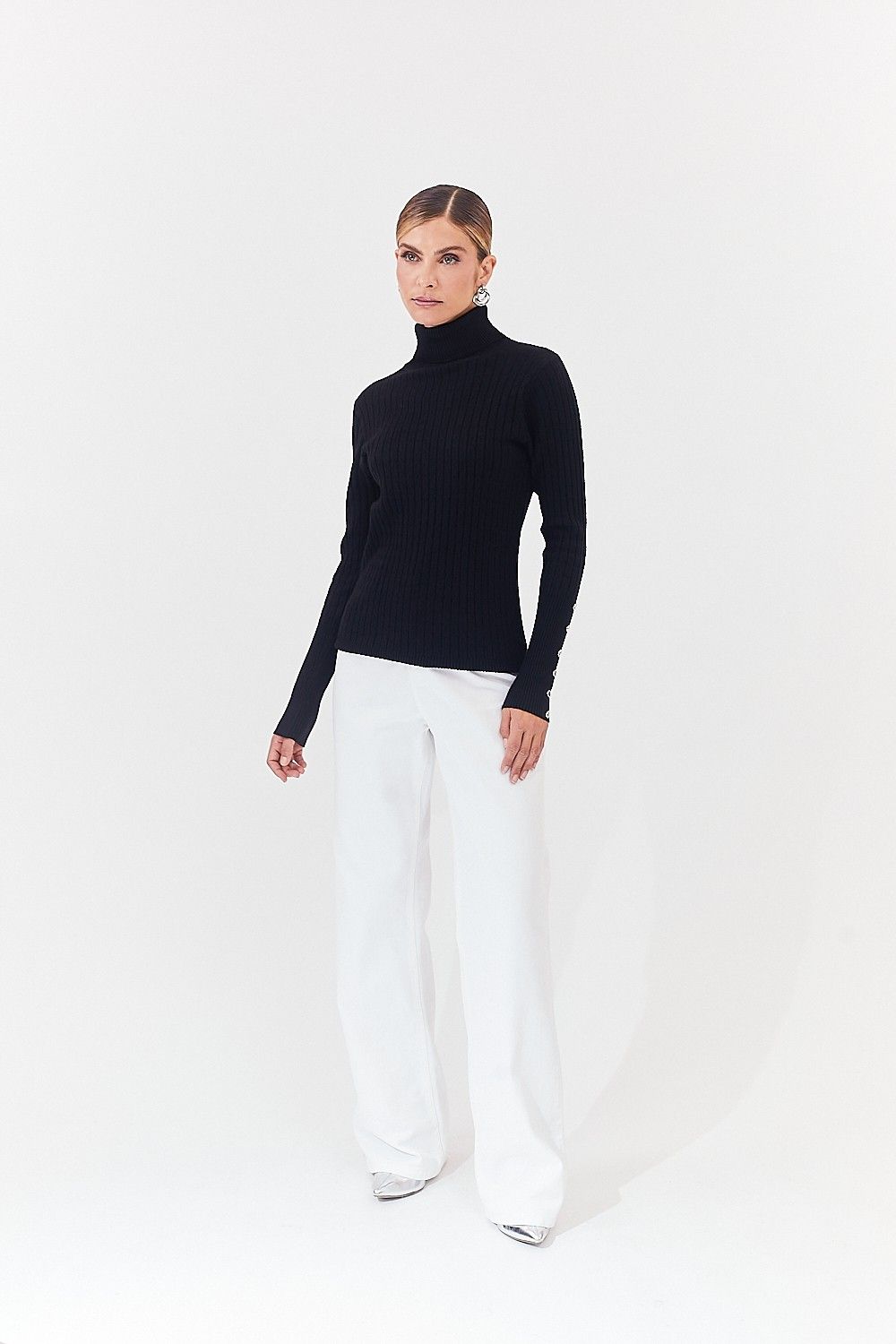 Blusa Tricot Gola Alta Isis