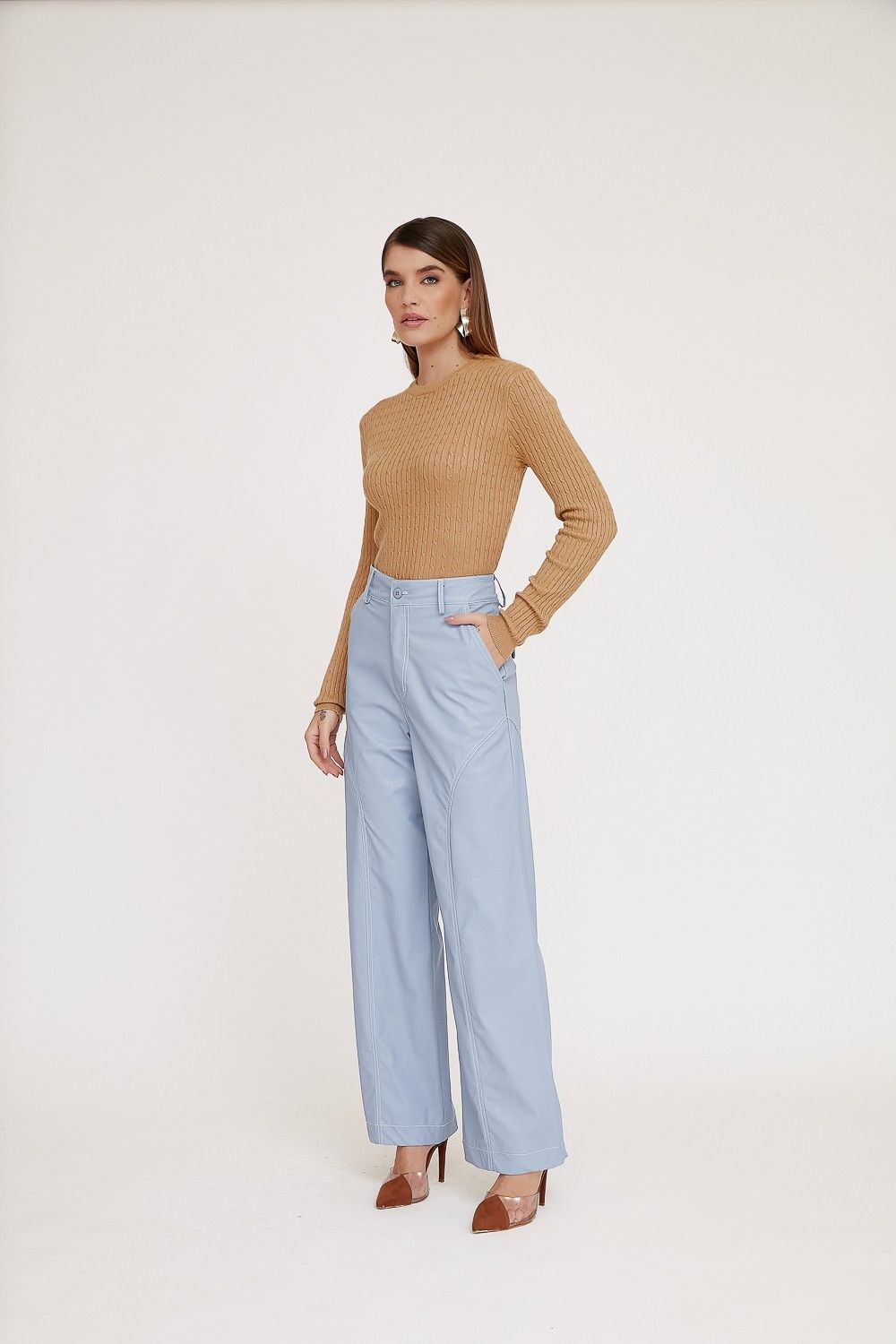 Blusa Tricot Nervuras Luana