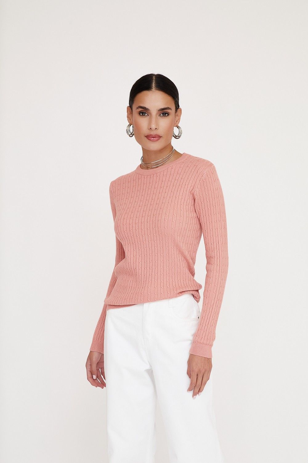 Blusa Tricot Nervuras Luana