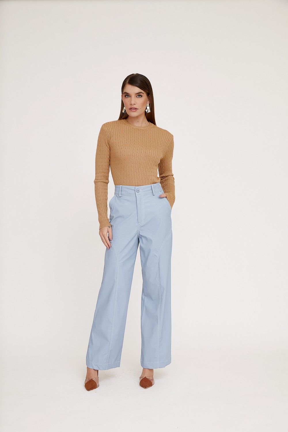 Blusa Tricot Nervuras Luana
