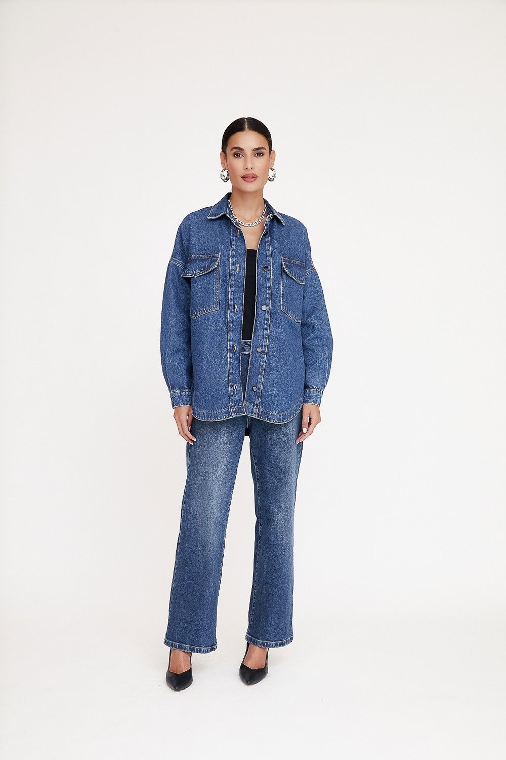 Jaqueta Jeans Oversize Darwen