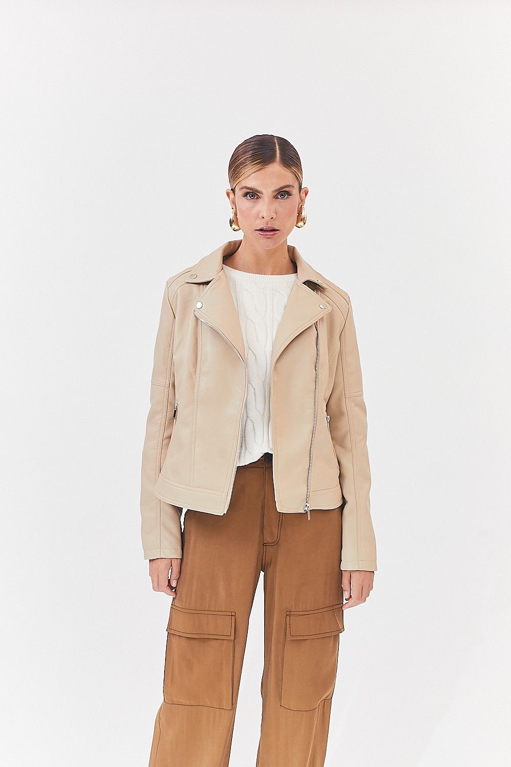 Jaqueta Like Leather Taty