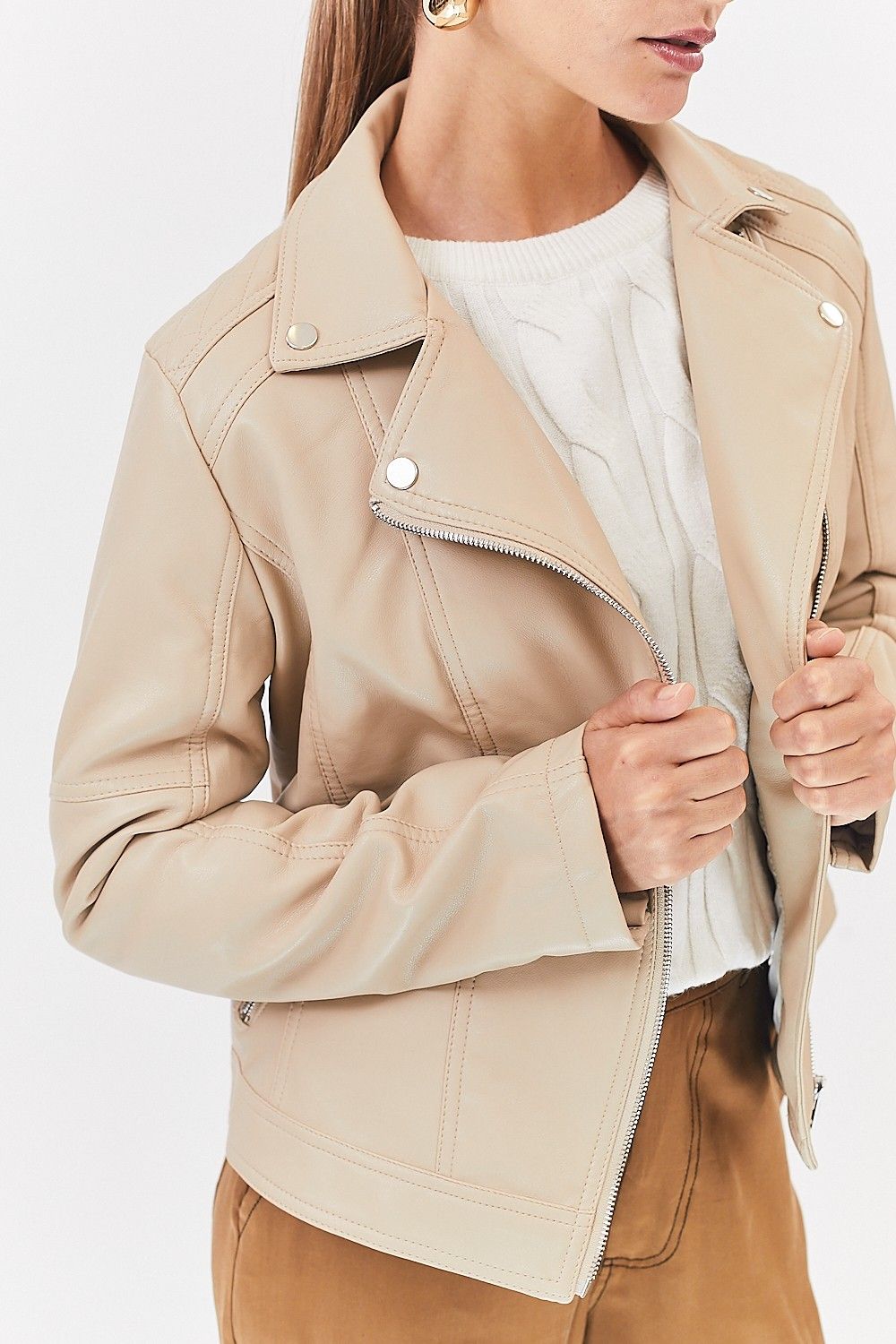 Jaqueta Like Leather Taty