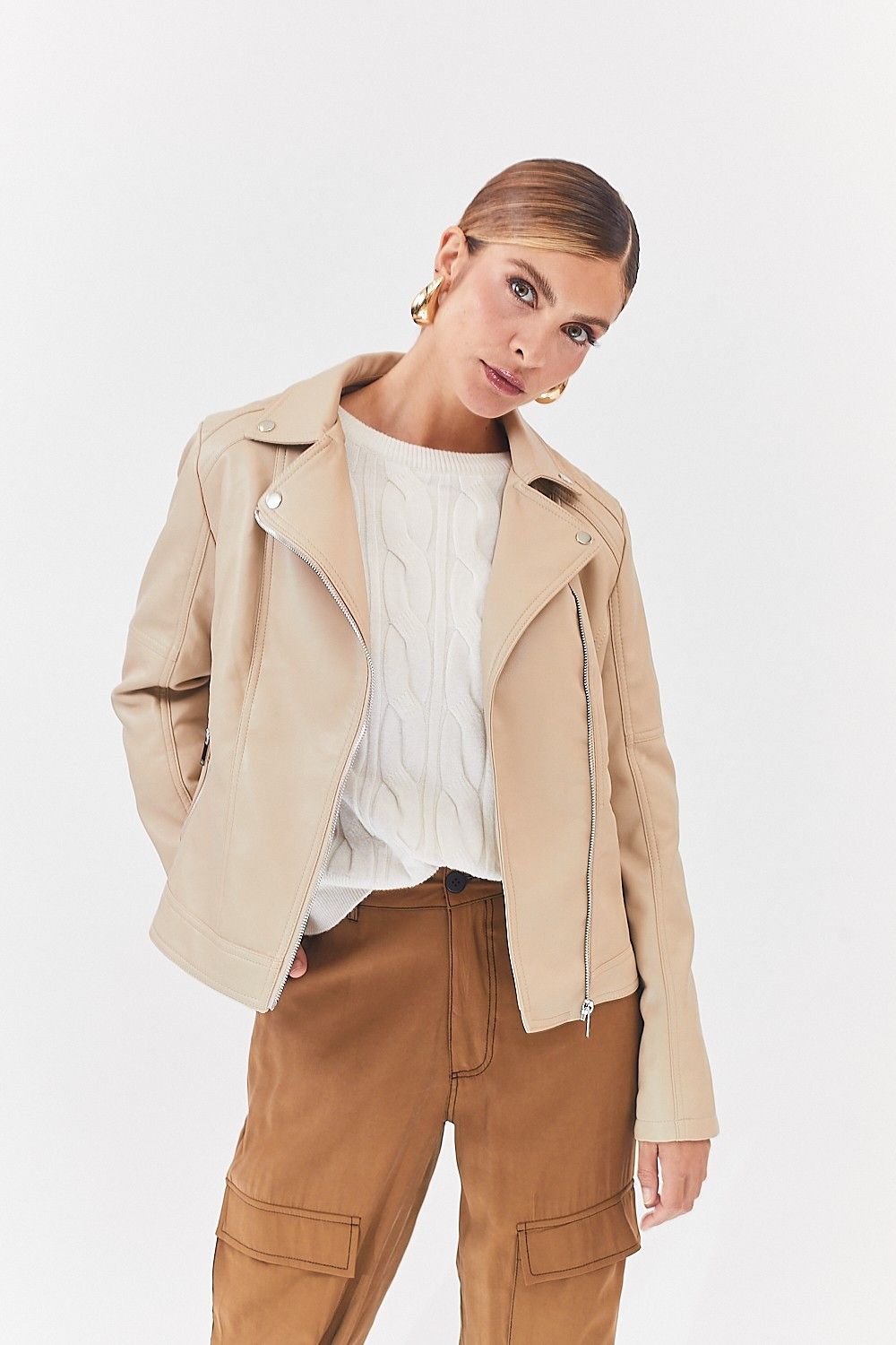 Jaqueta Like Leather Taty