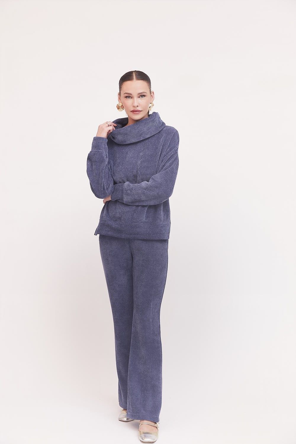 Blusa Gola Alta Chenille