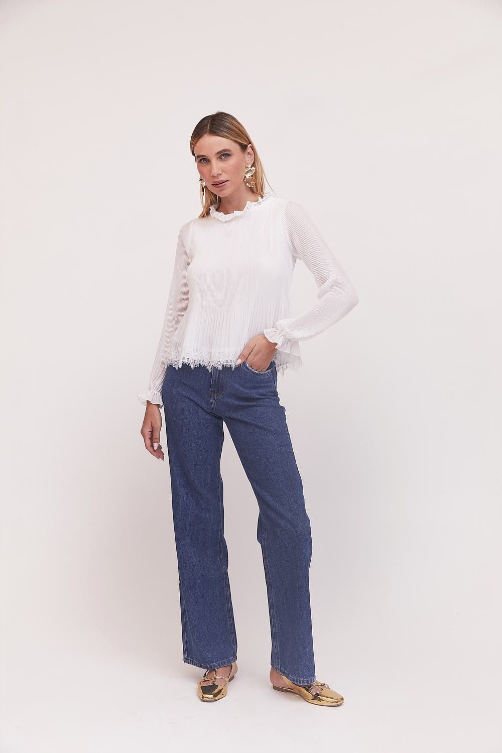 Blusa Plissada Haven