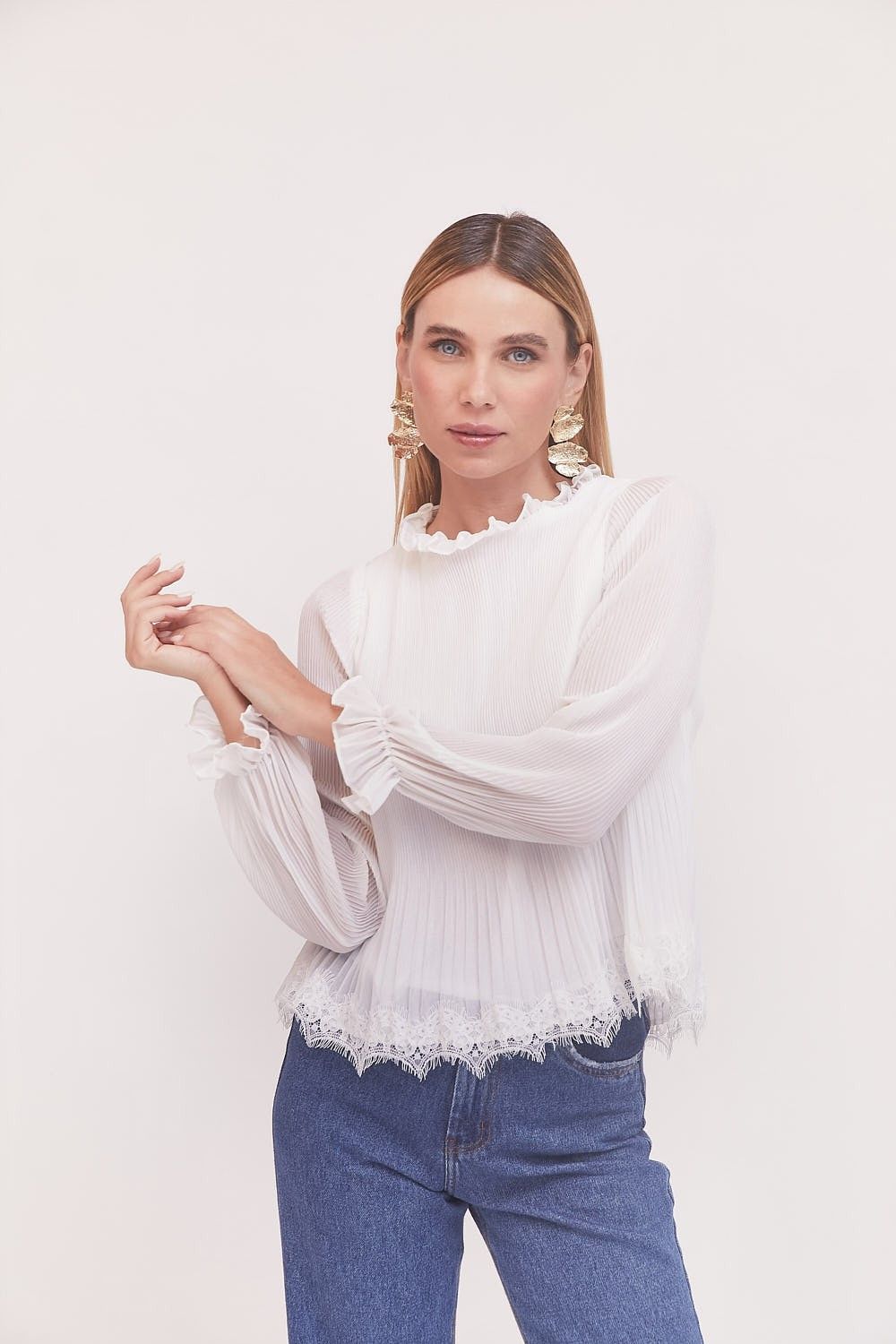Blusa Plissada Haven