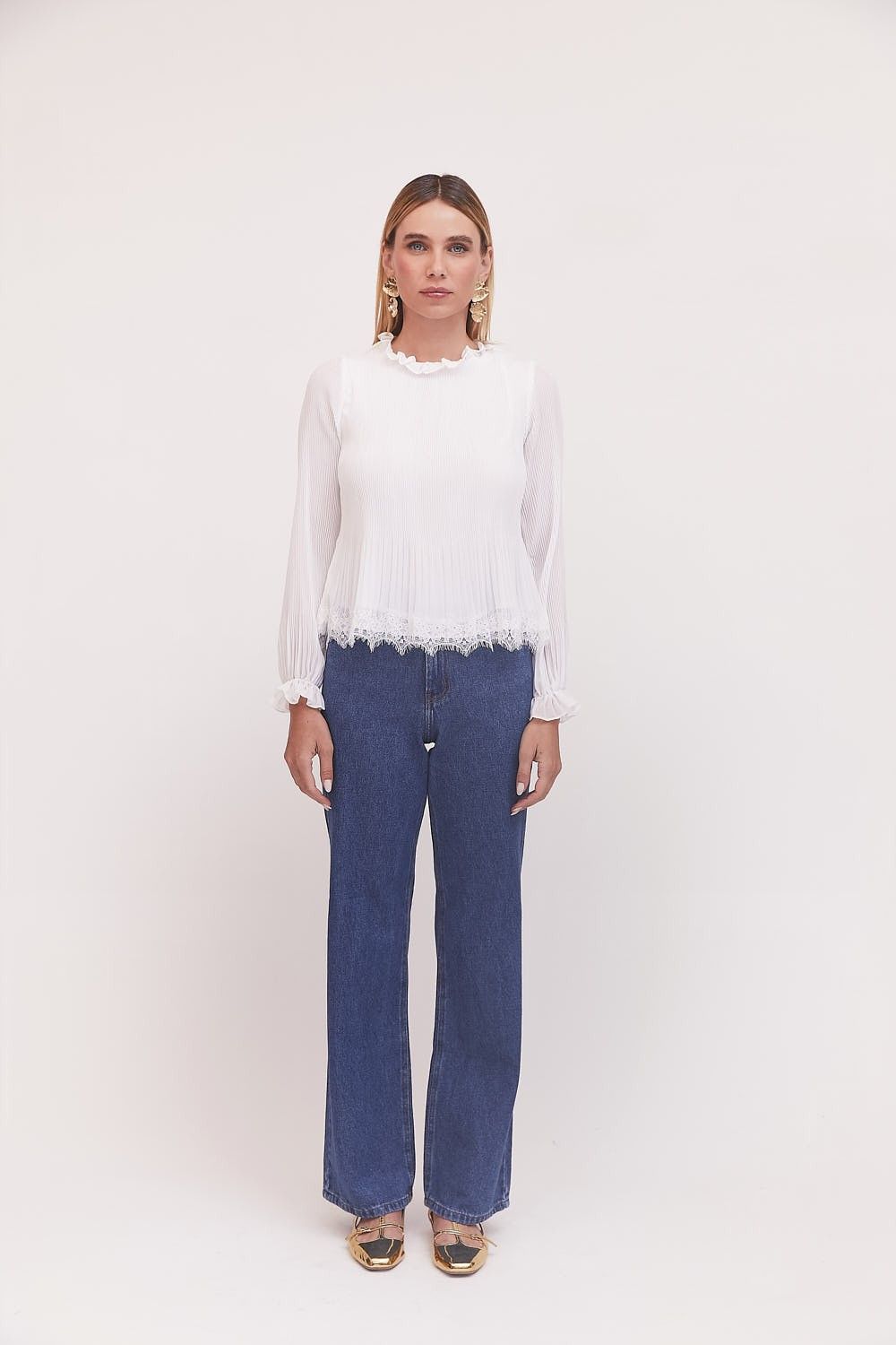 Blusa Plissada Haven