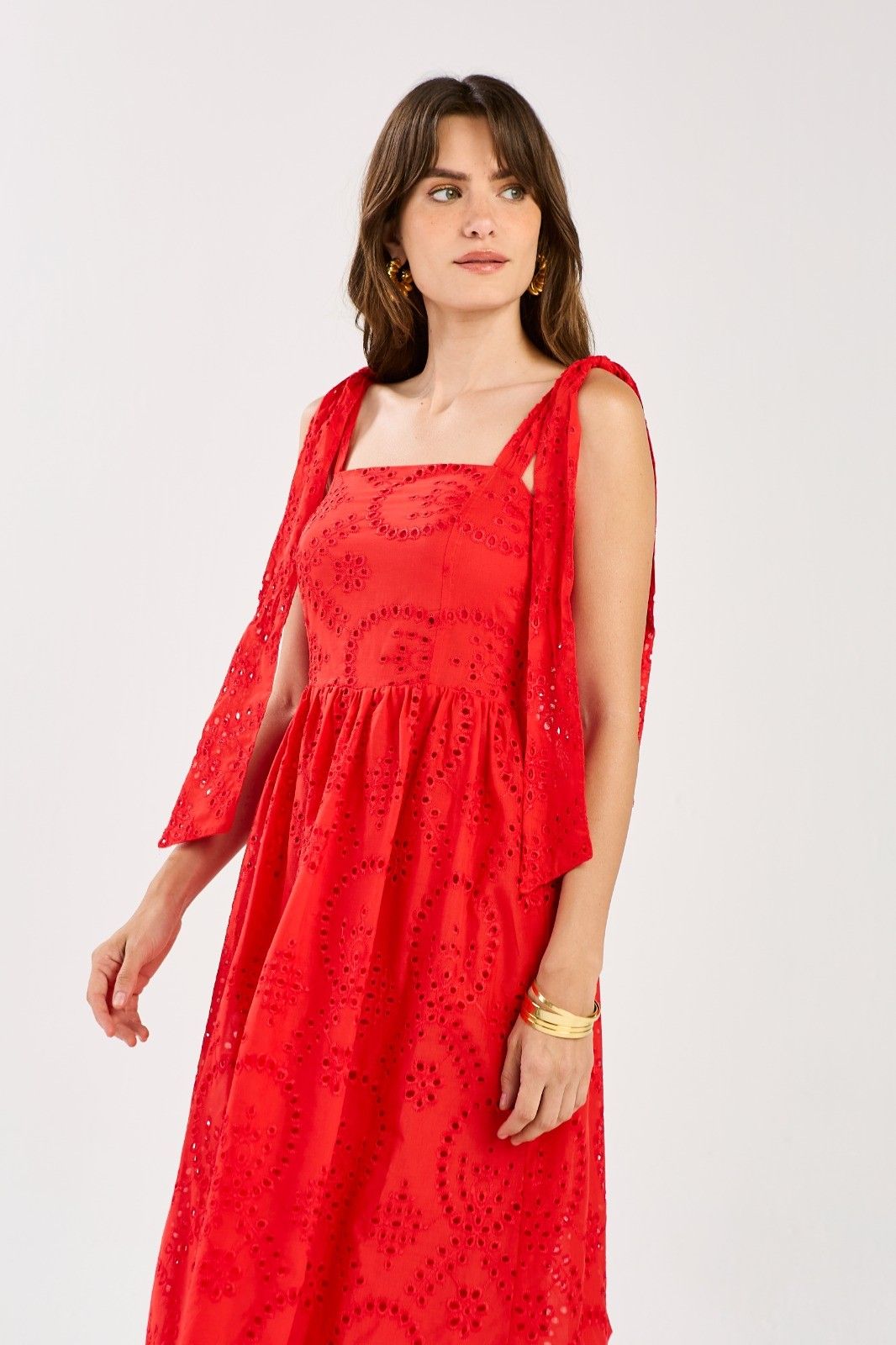 Vestido Midi Amarração Emery