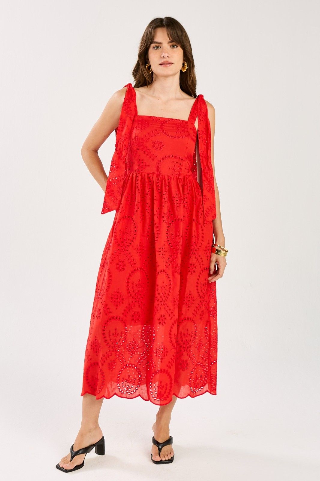 Vestido Midi Amarração Emery
