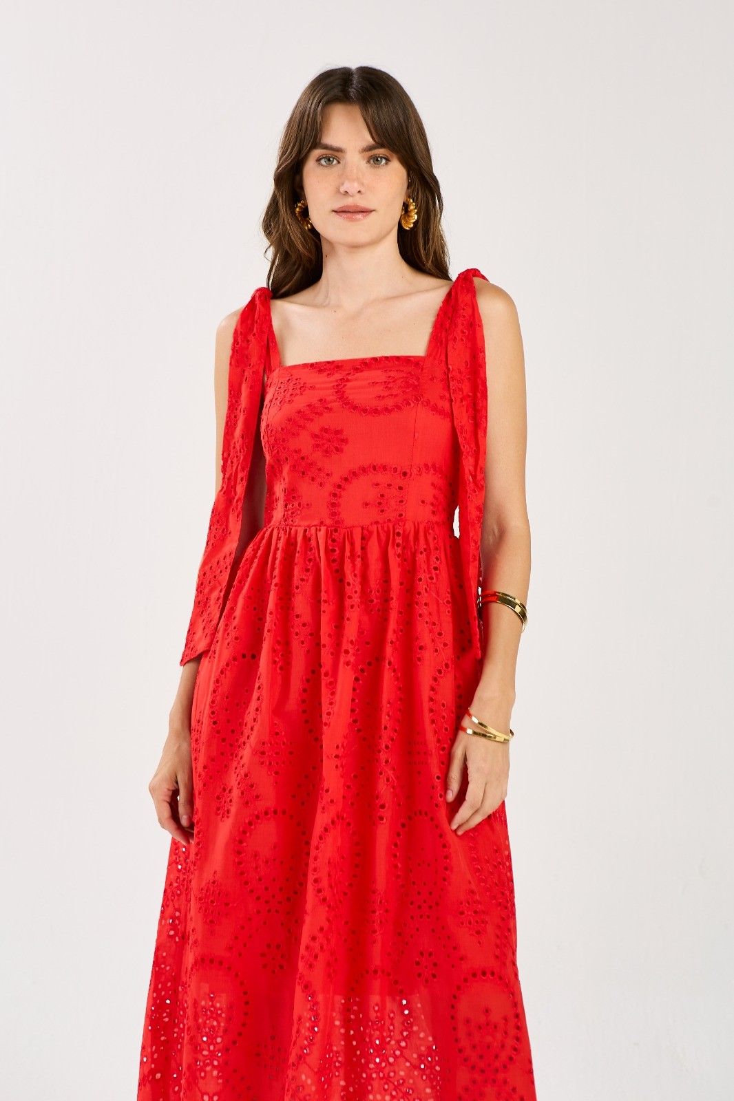 Vestido Midi Amarração Emery