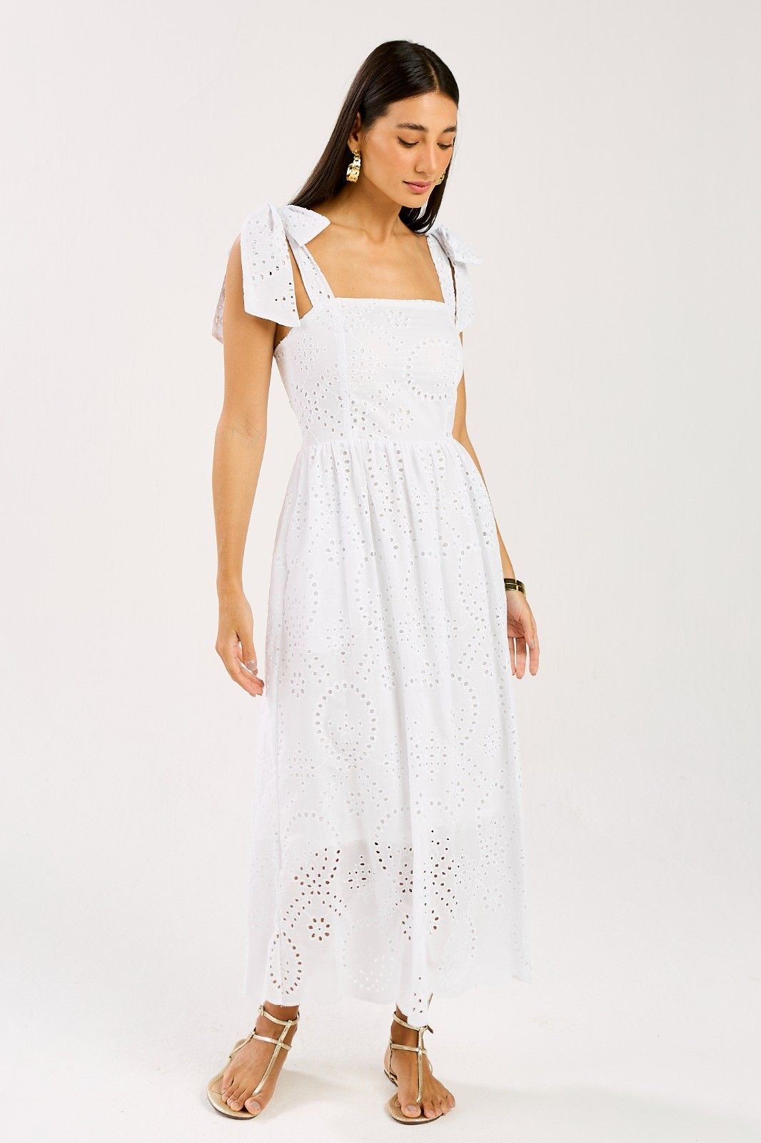 Vestido Midi Amarração Emery