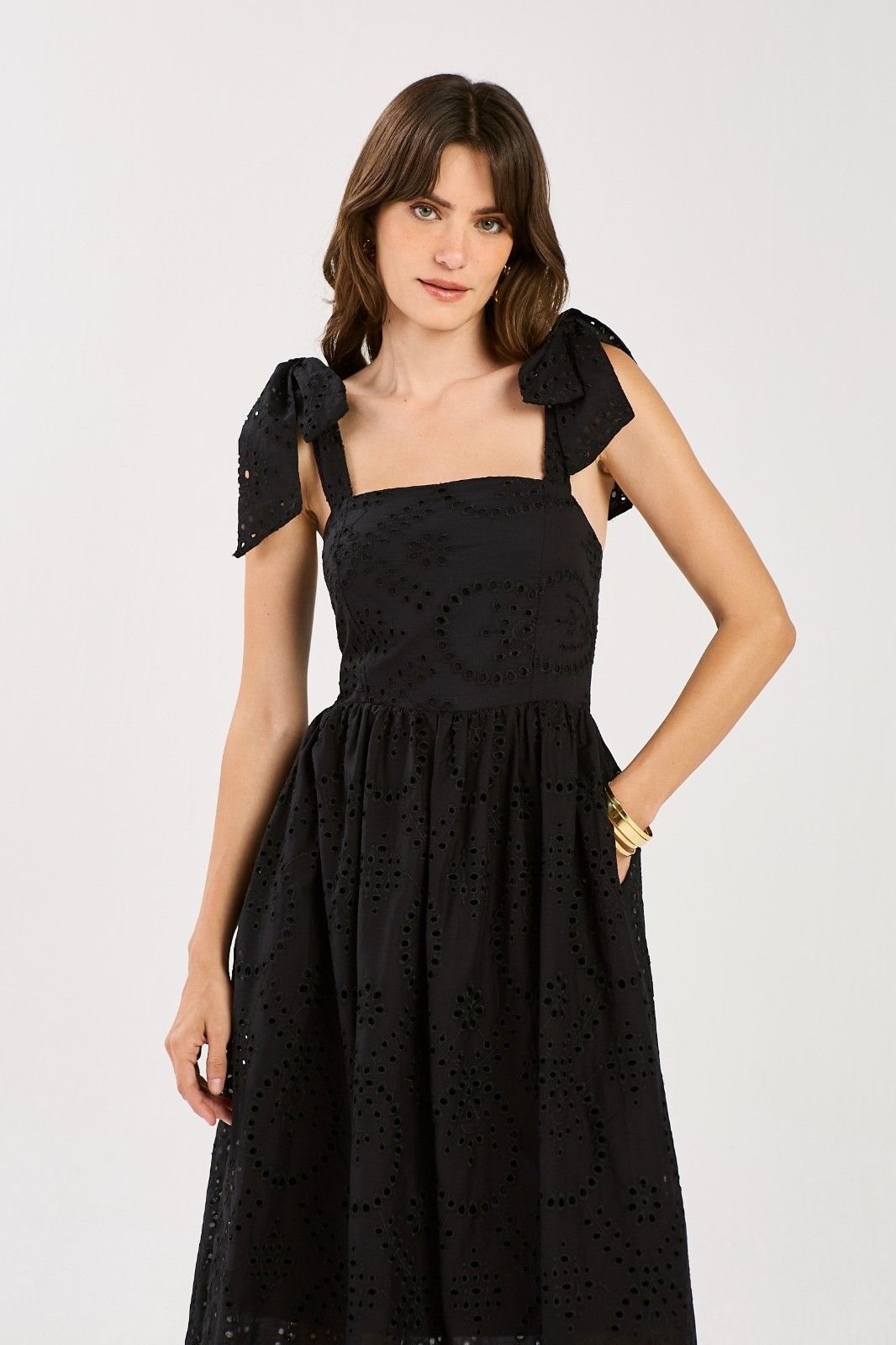 Vestido Midi Amarração Emery