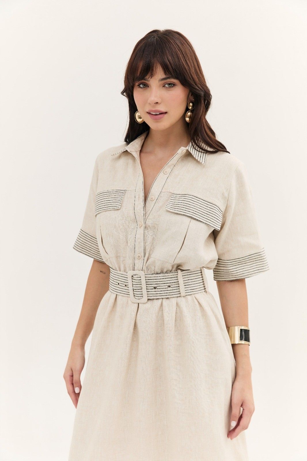 Vestido Linho Abby 