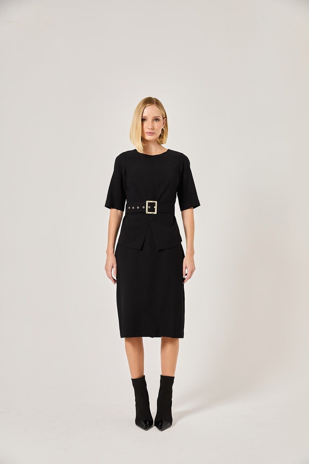 Blusa Feminina Alfaiataria com Cinto Veronica