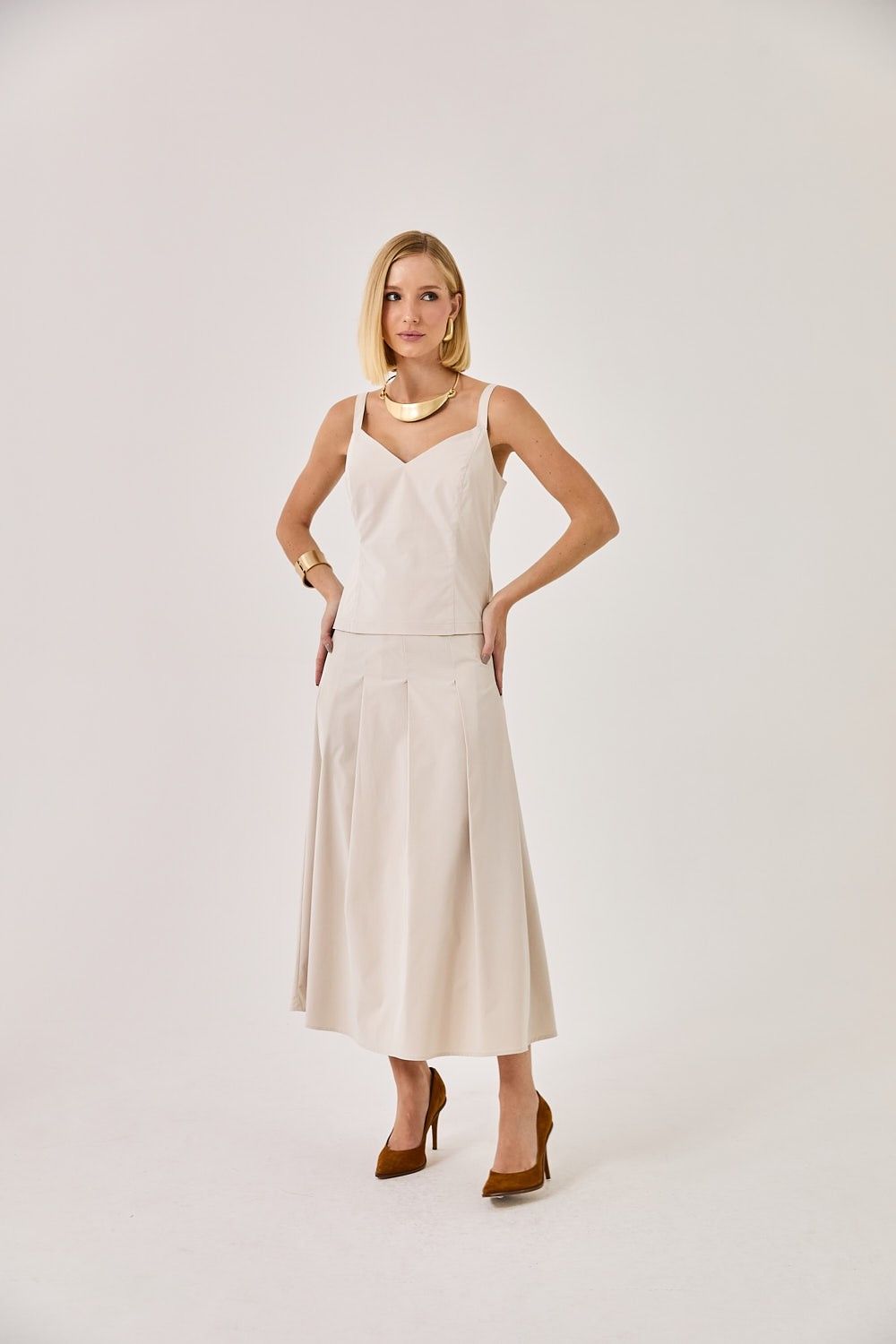 Blusa Regata Feminina Decote Louise 