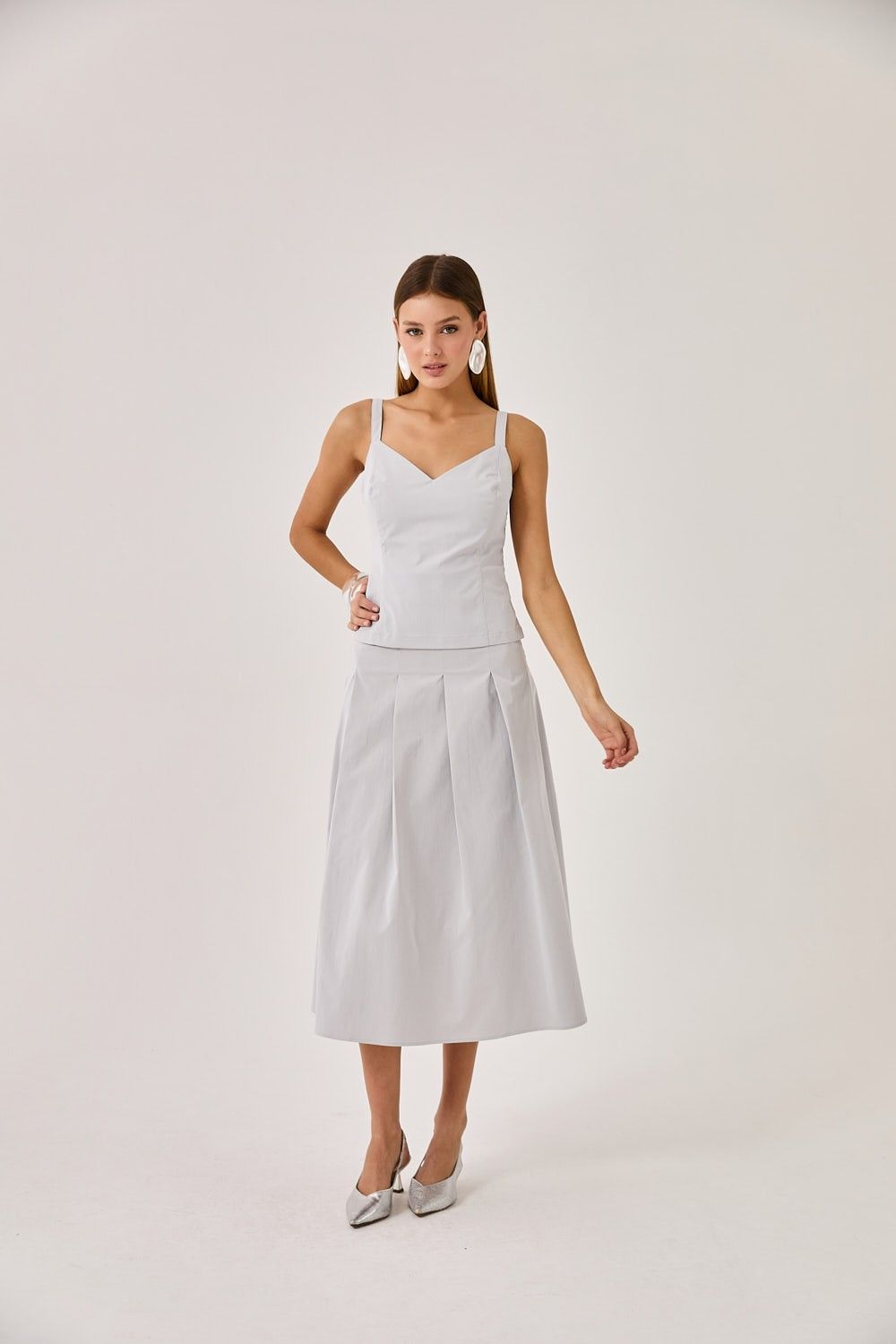Blusa Regata Feminina Decote Louise 