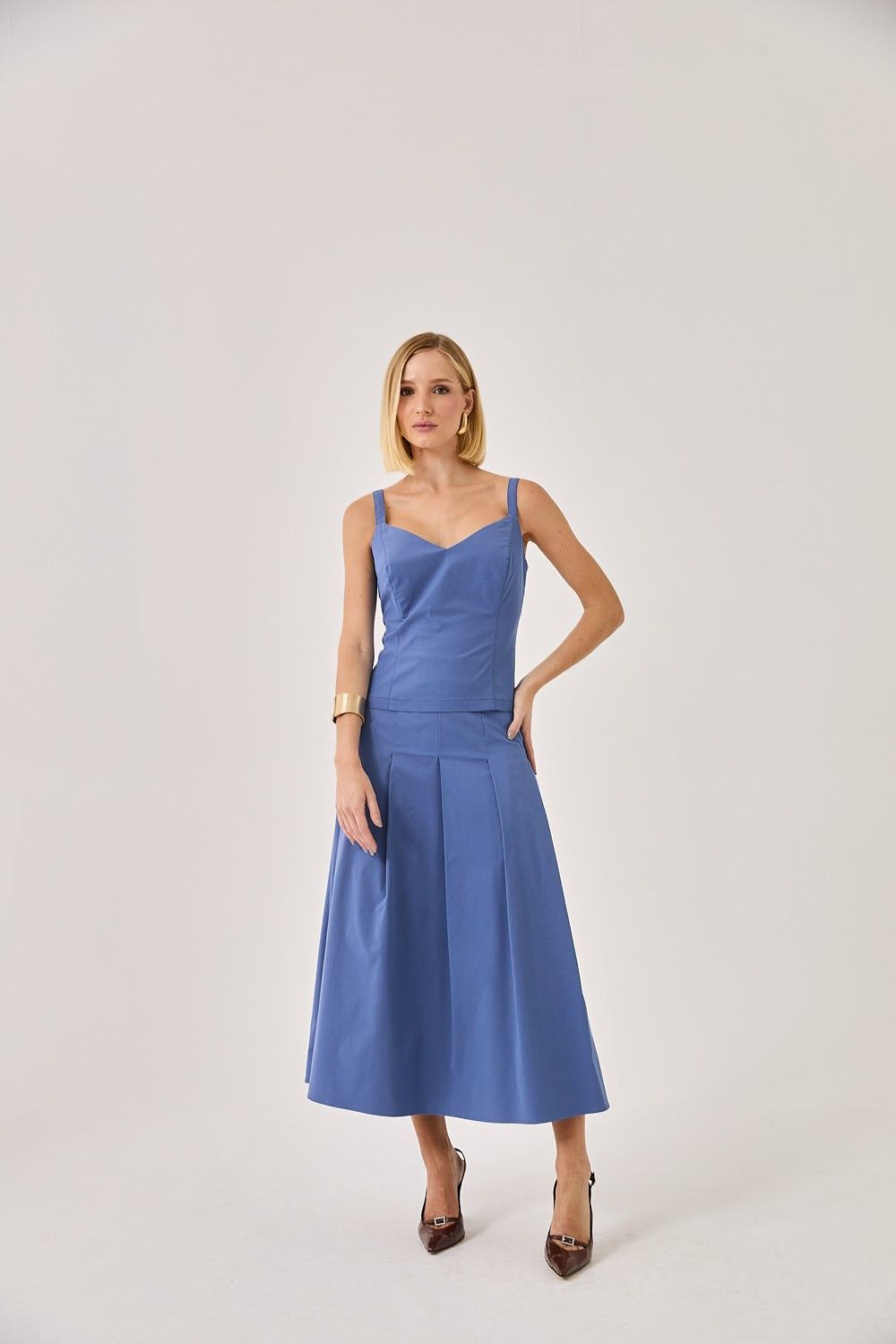 Blusa Regata Feminina Decote Louise 