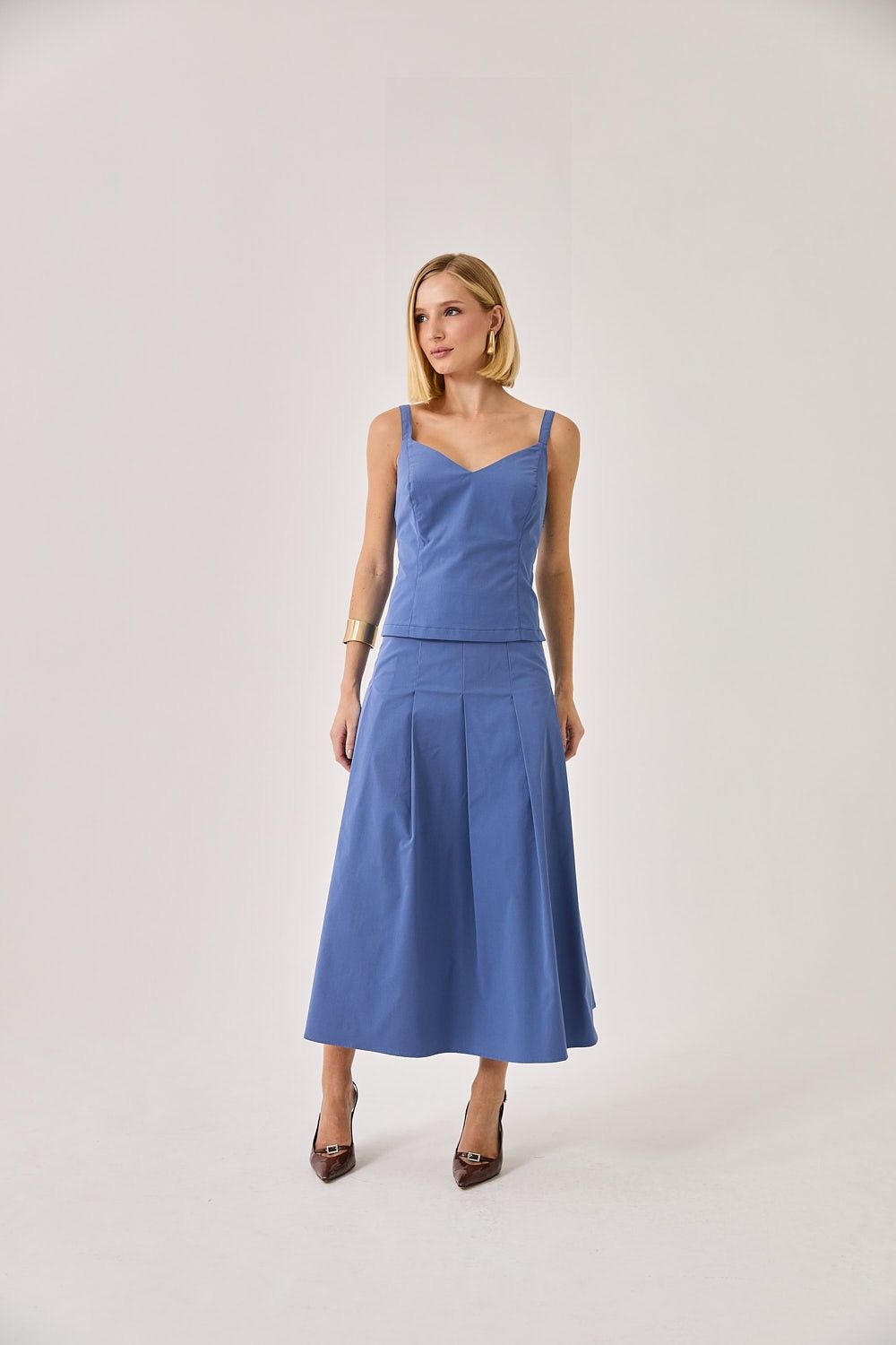 Blusa Regata Feminina Decote Louise 